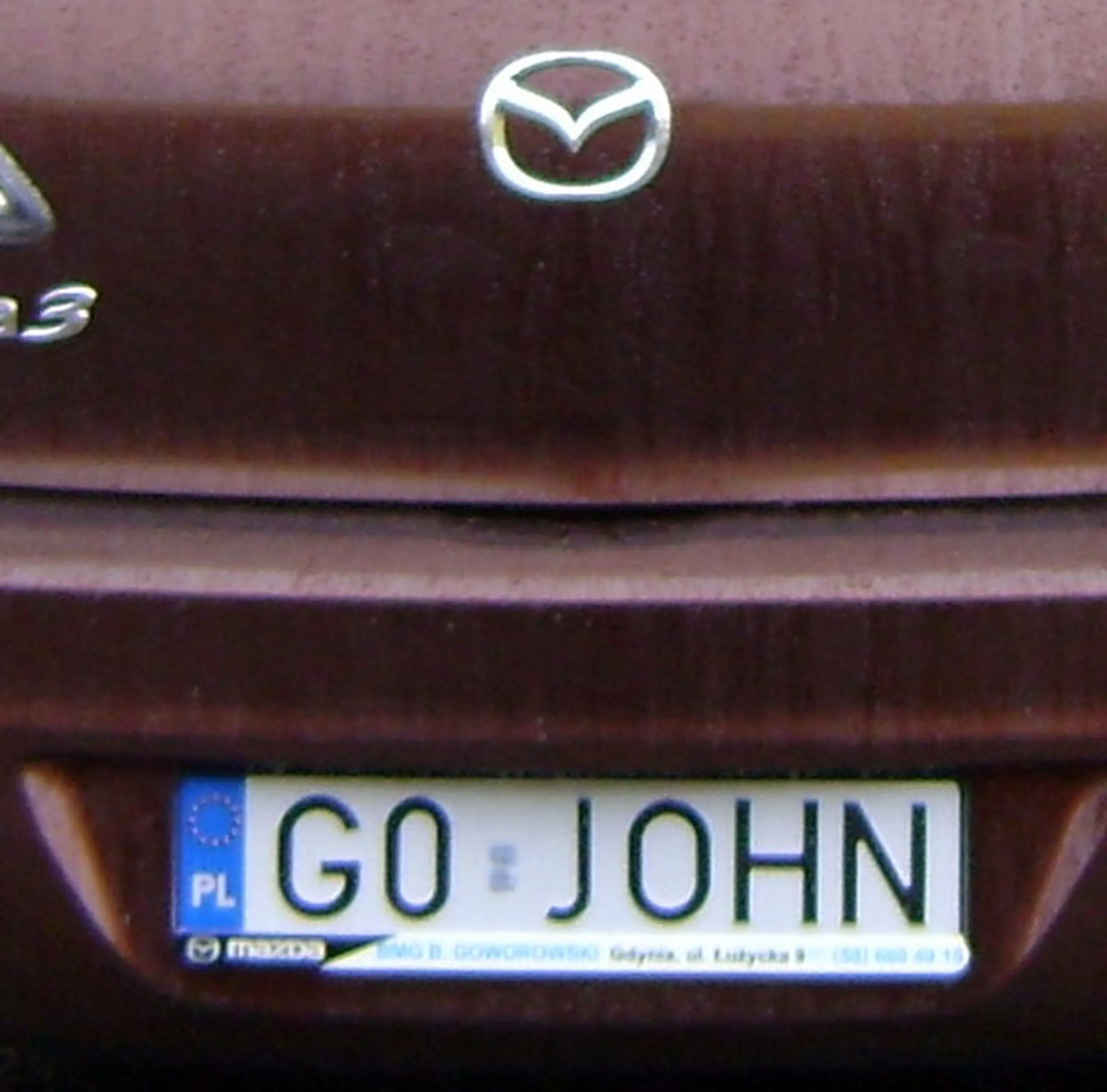 Fajny numer, blacha G0 JOHN