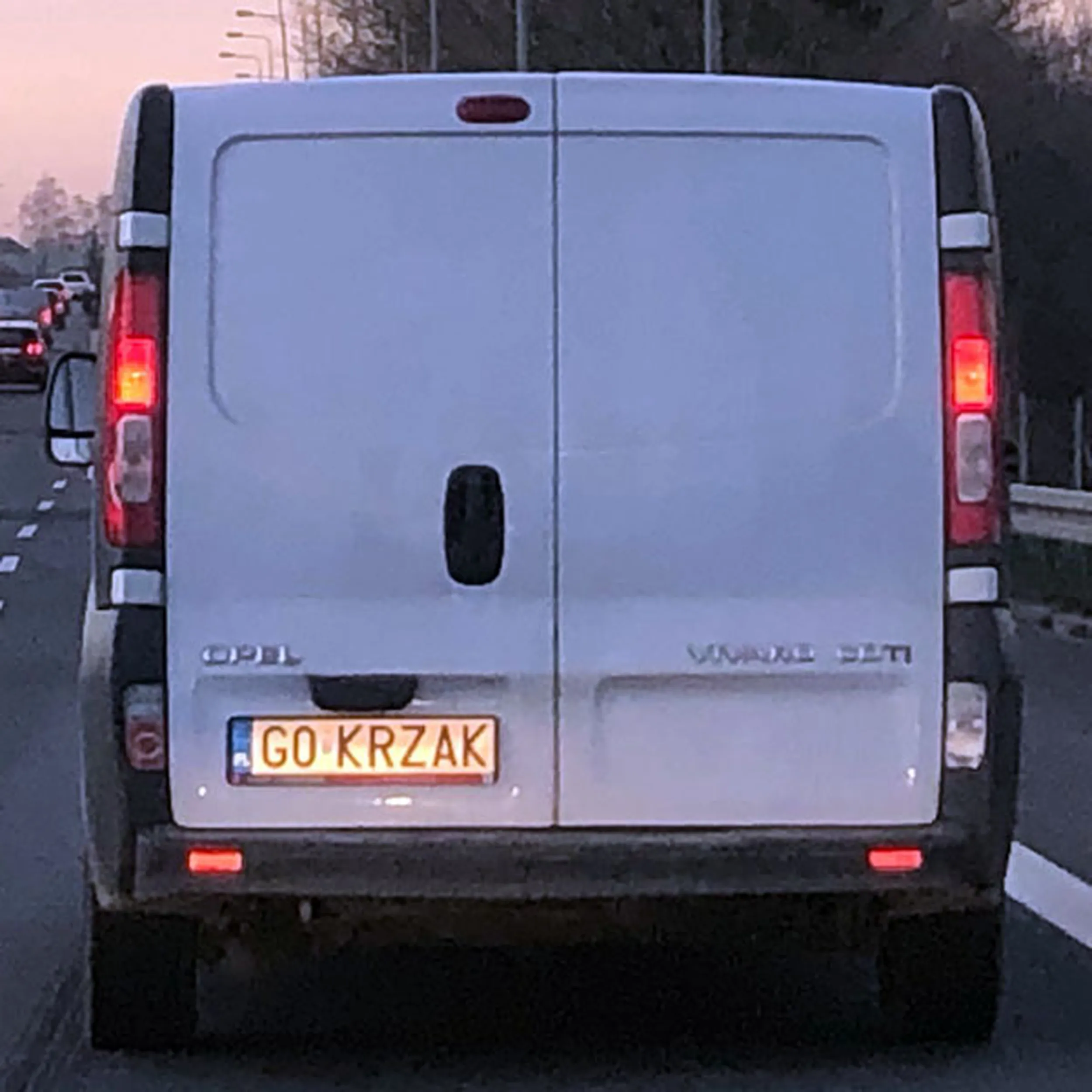 Fajny numer, blacha G0 KRZAK