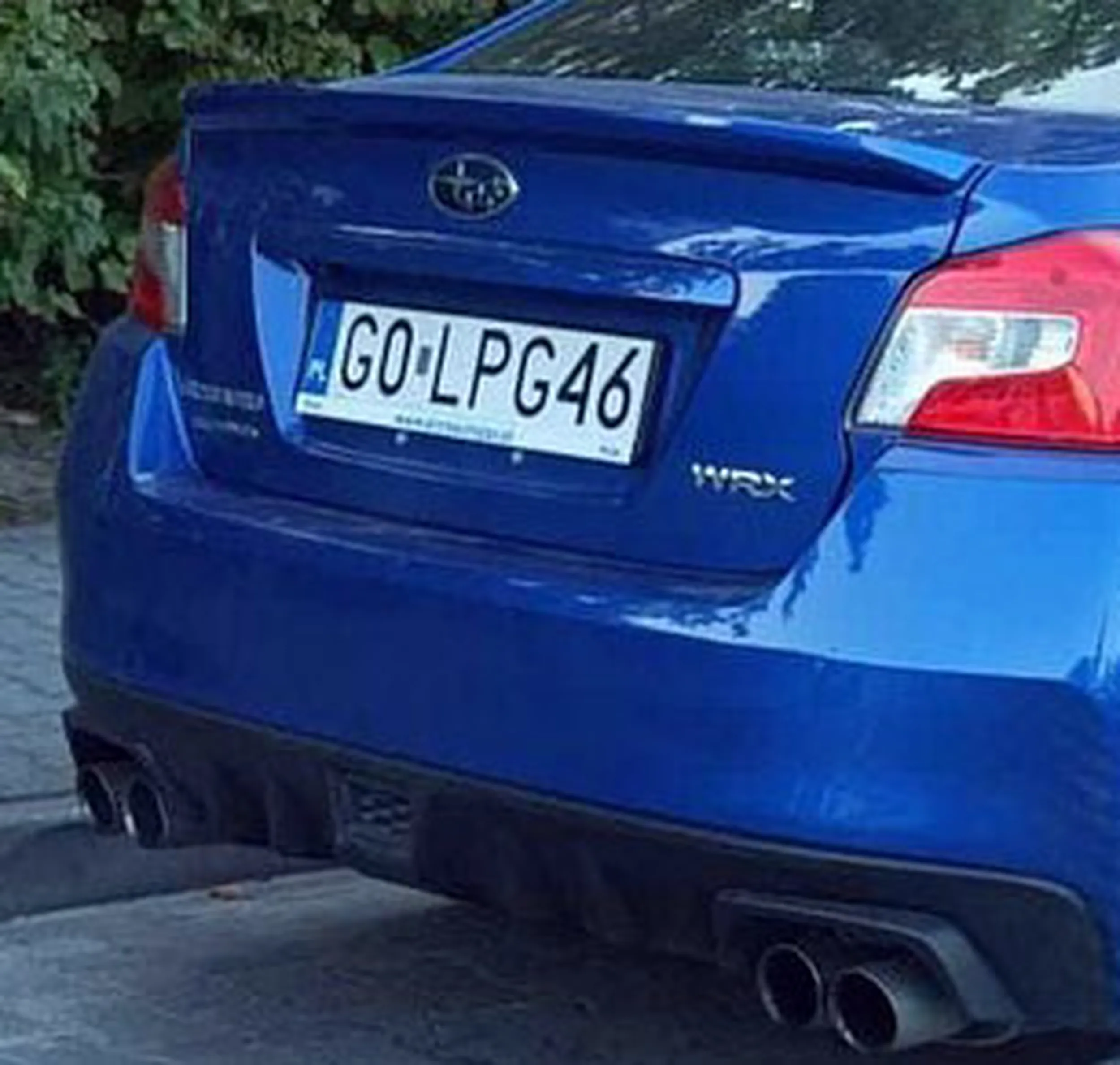 Fajny numer, blacha G0 LPG46