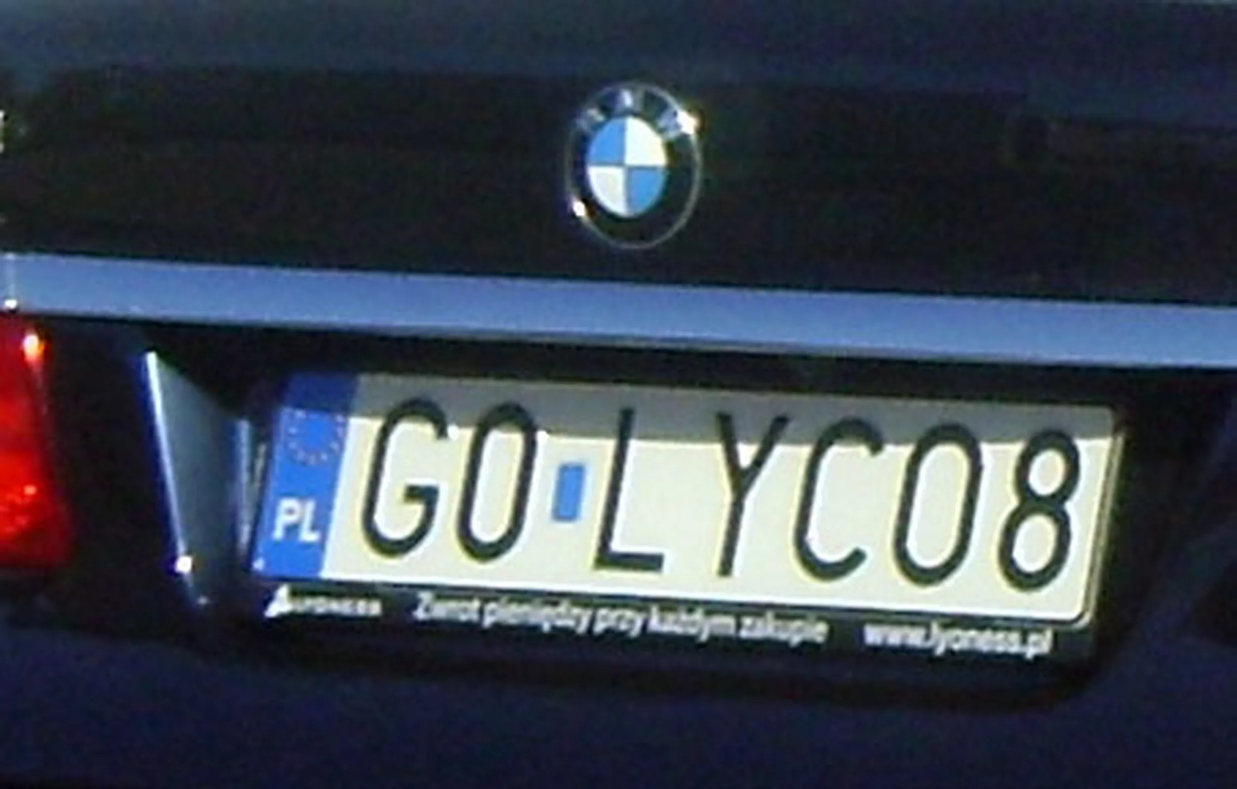 Fajny numer, blacha G0 LYCO8