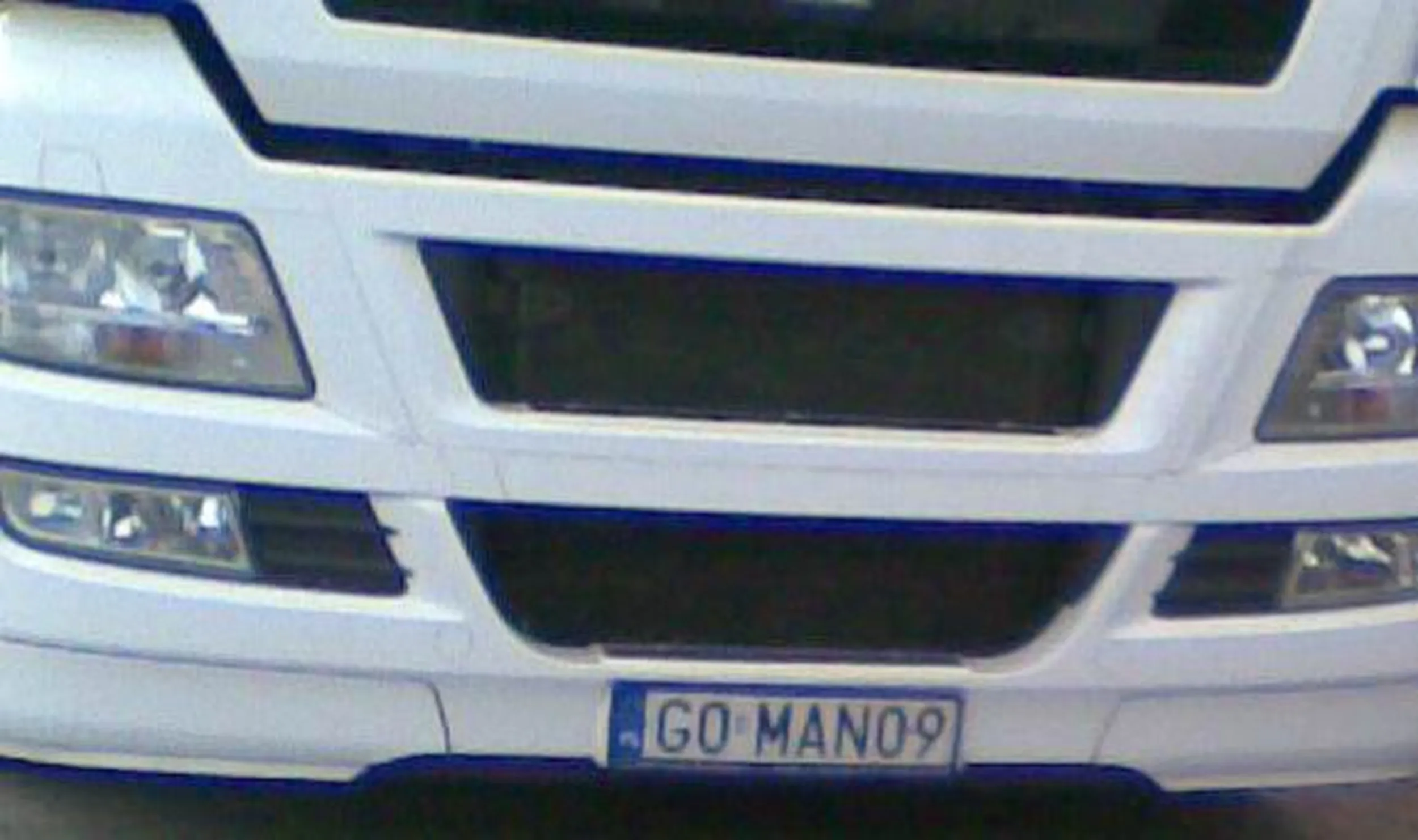 Fajny numer, blacha G0 MAN09