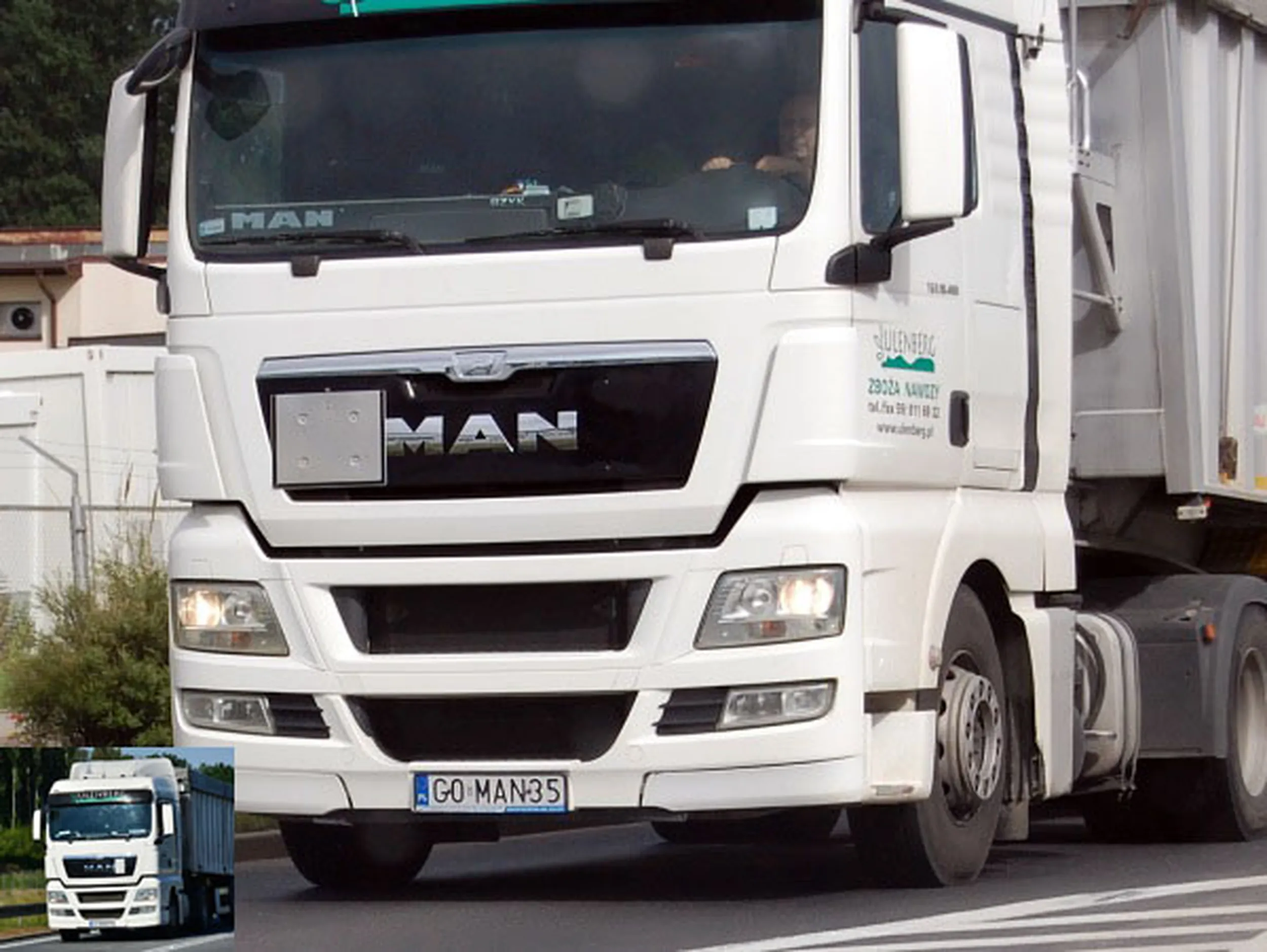 Fajny numer, blacha G0 MAN35