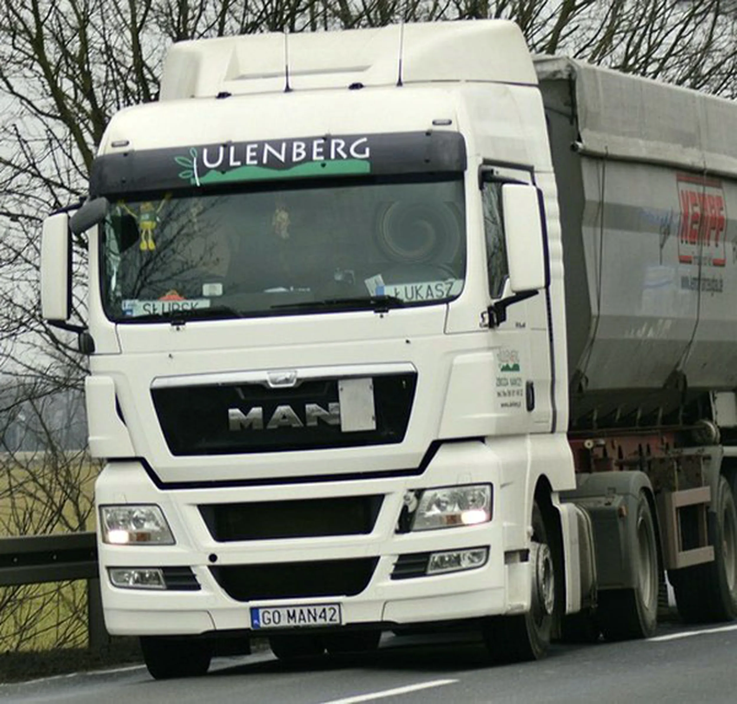 Fajny numer, blacha G0 MAN42