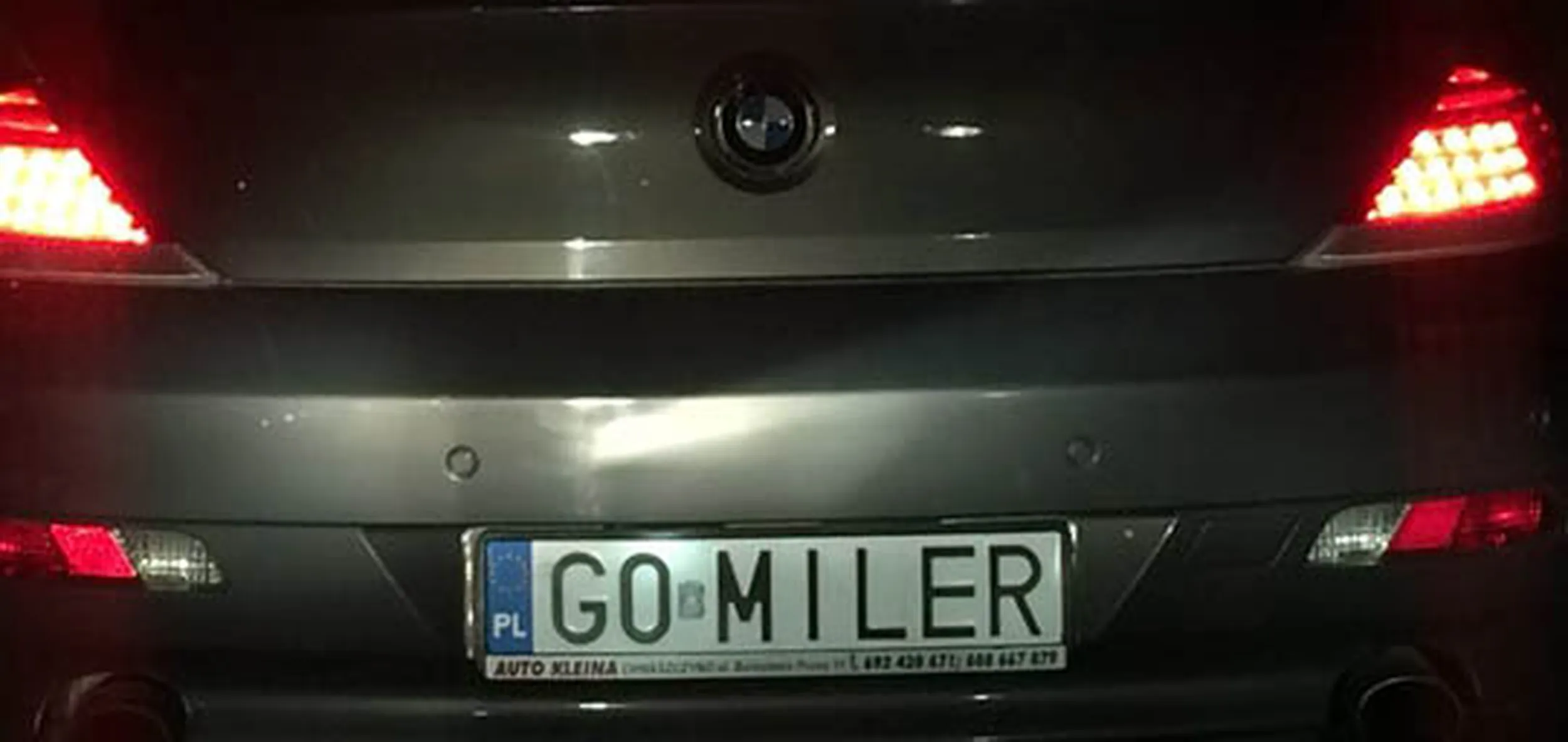 Fajny numer, blacha G0 MILER