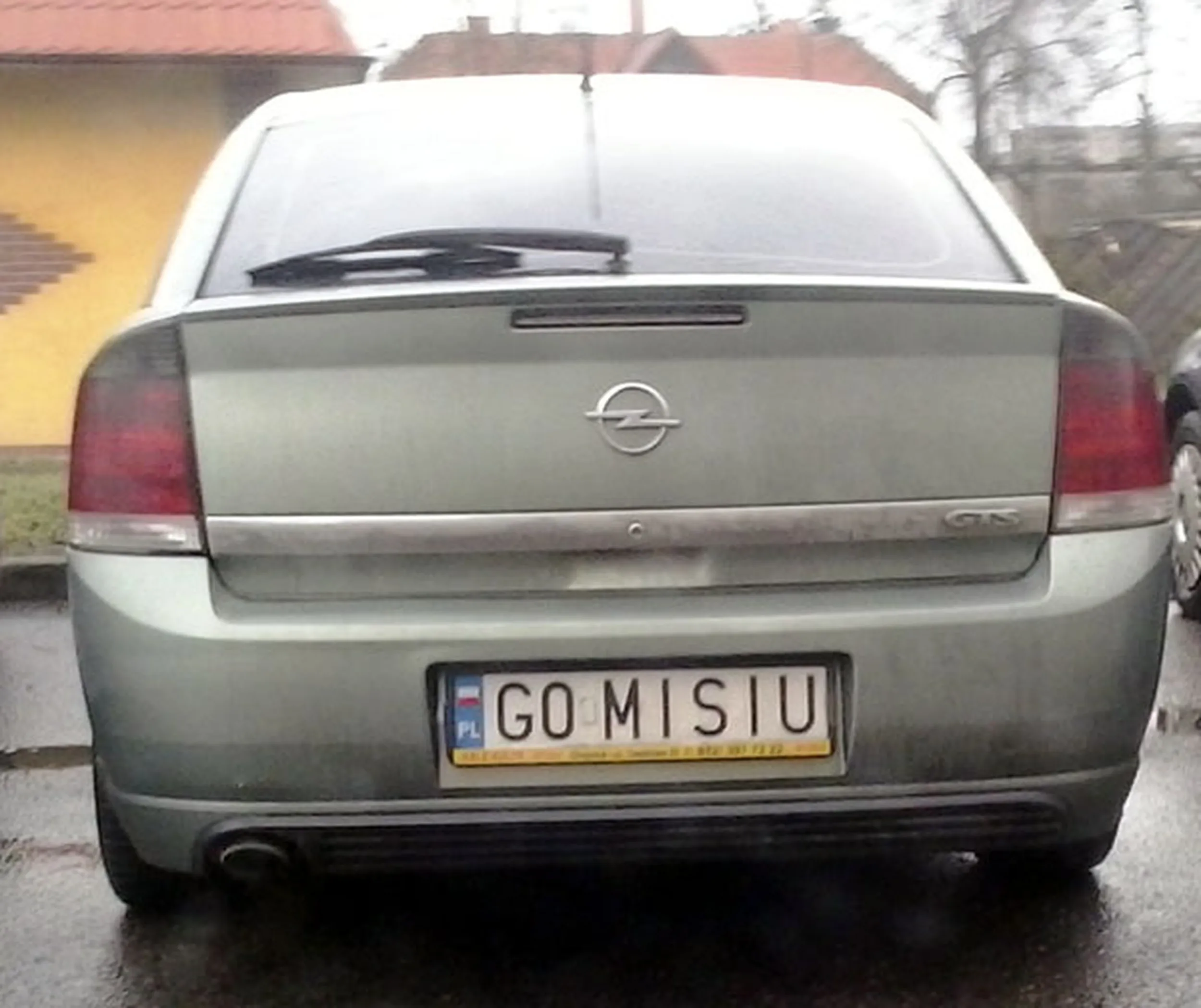 Fajny numer, blacha G0 MISIU