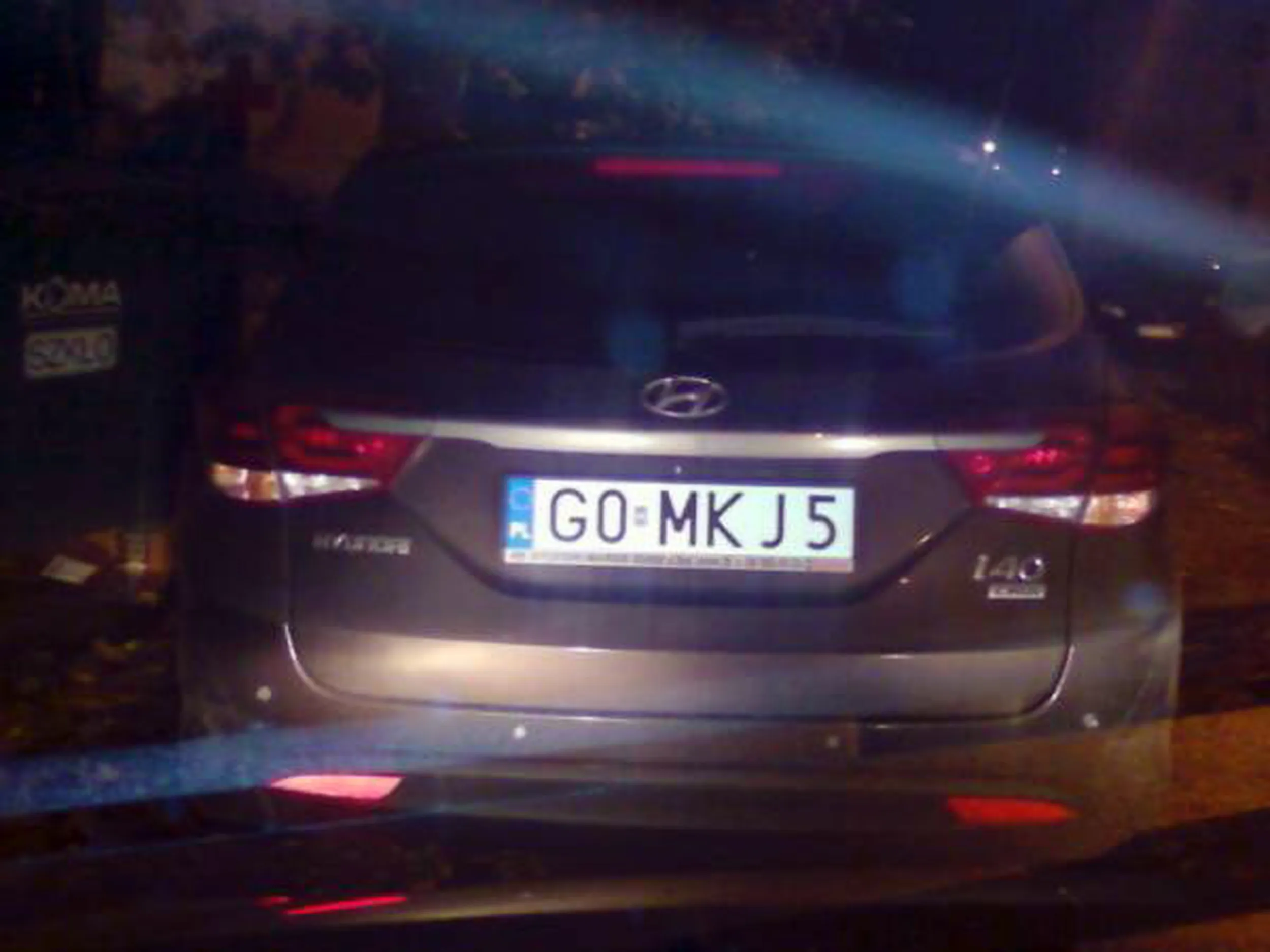 Fajny numer, blacha G0 MKJ5