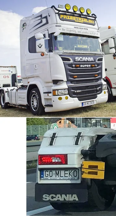 Fajny numer, blacha G0 MLEKO