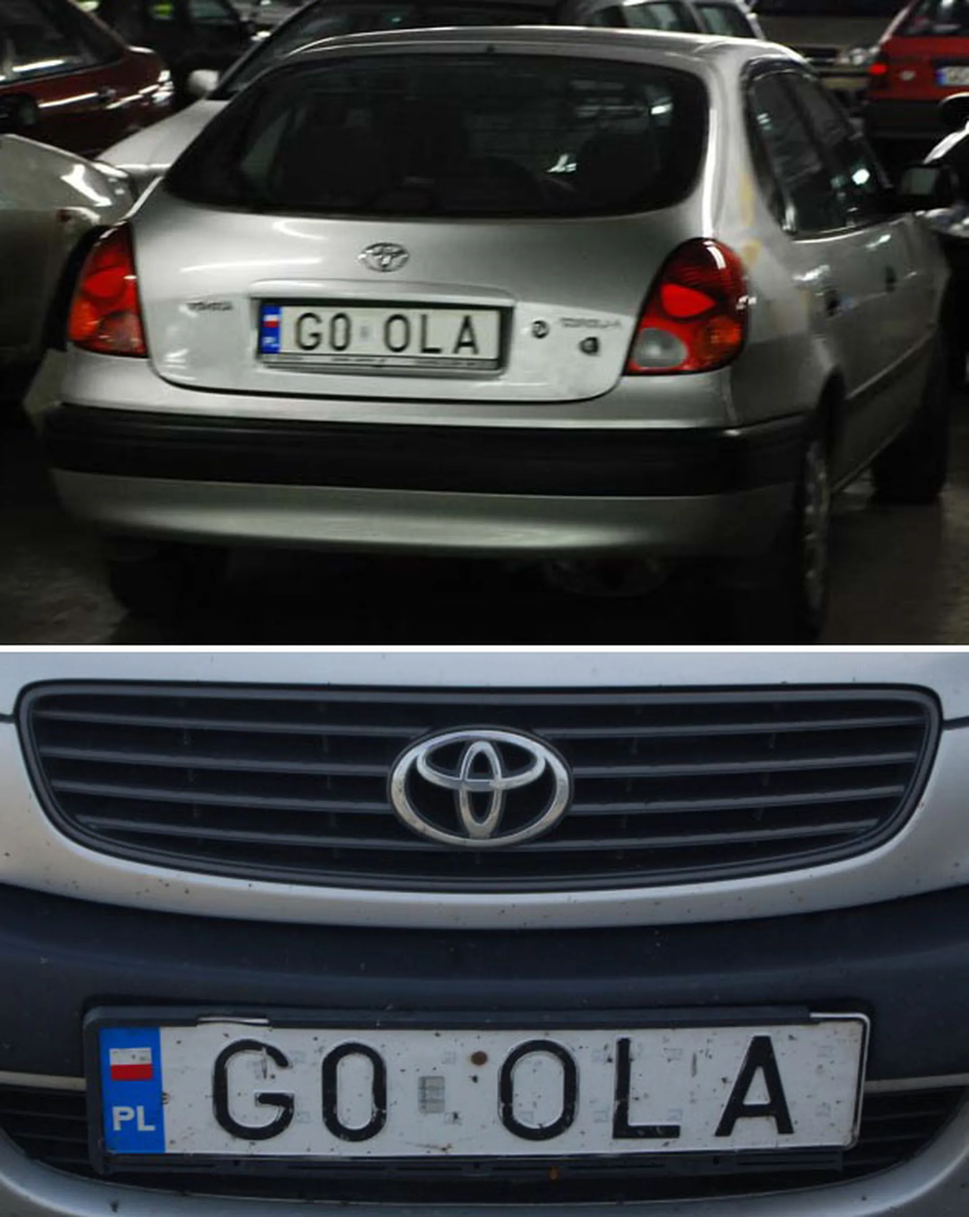 Fajny numer, blacha G0 OLA