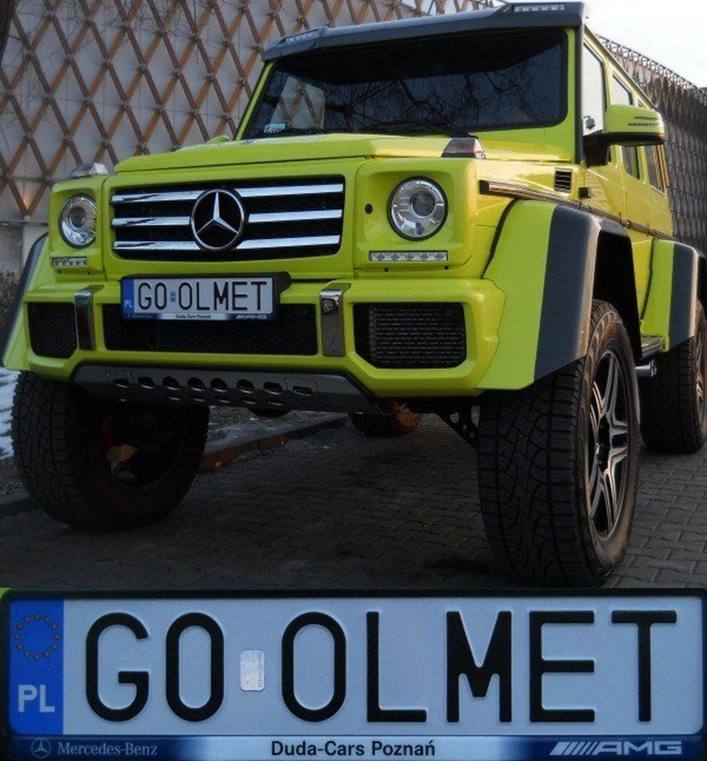 Fajny numer, blacha G0 OLMET