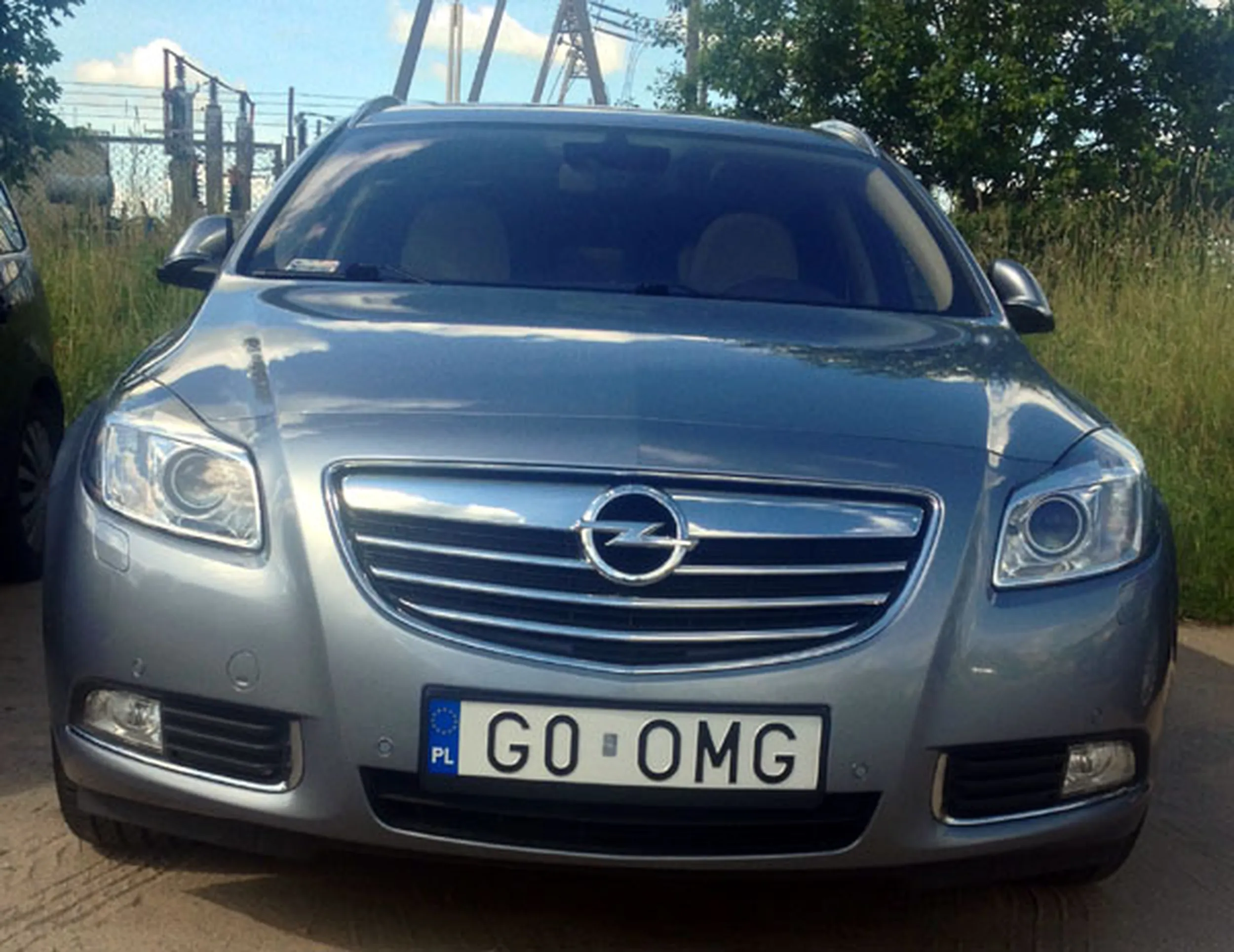 Fajny numer, blacha G0 OMG