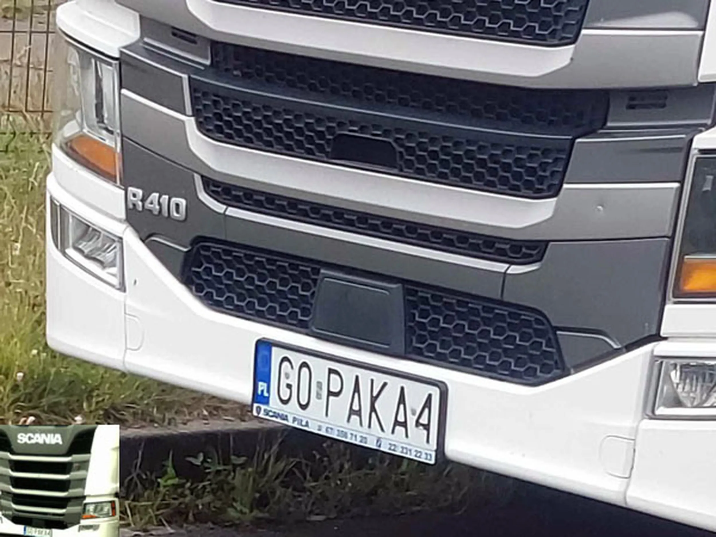 Fajny numer, blacha G0 PAKA4