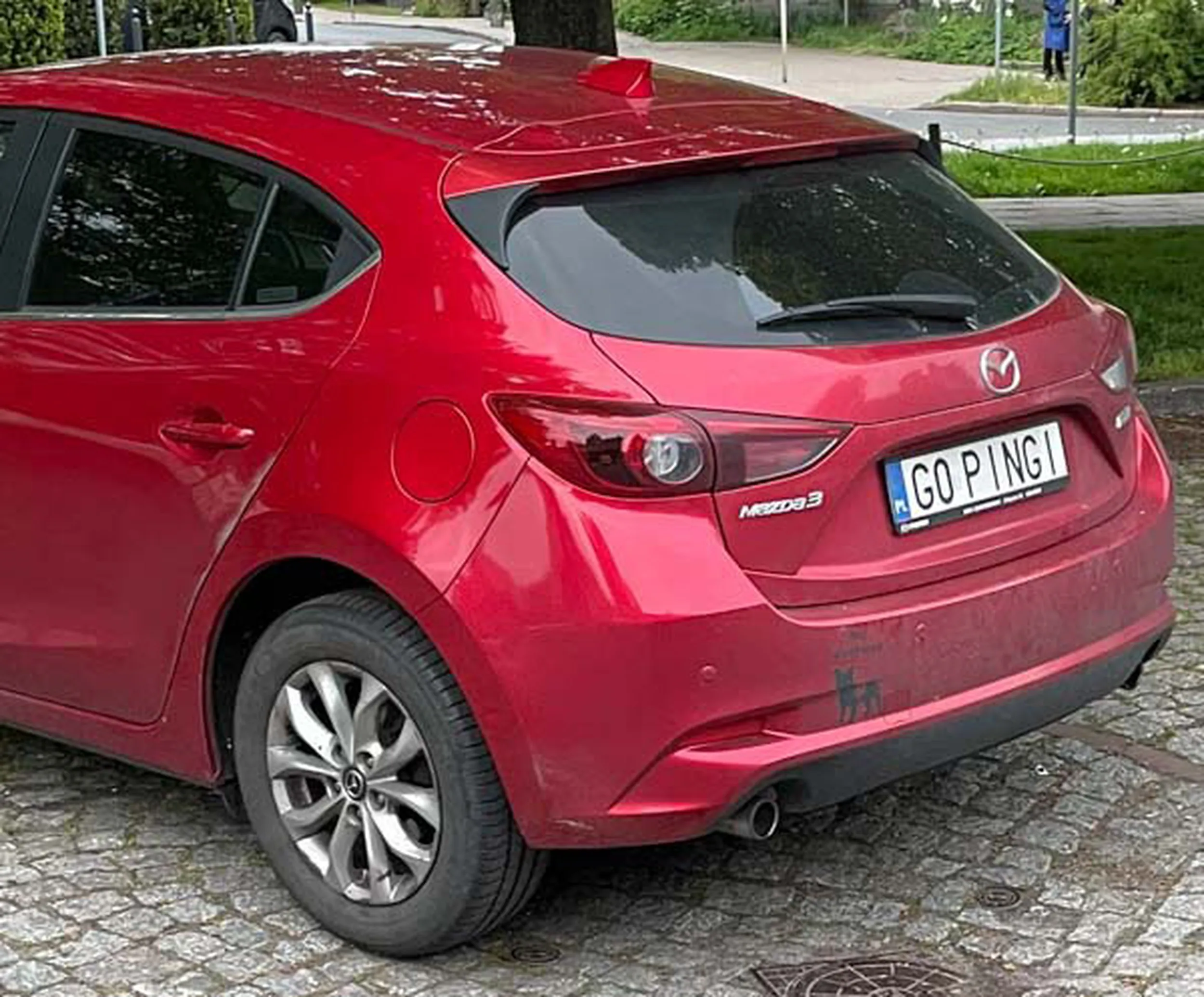 Fajny numer, blacha G0 PINGI