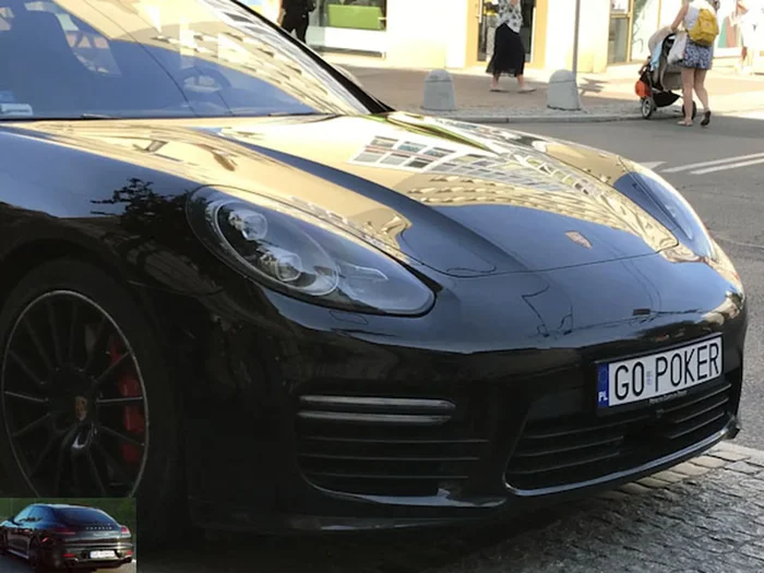 Fajny numer, blacha G0 POKER