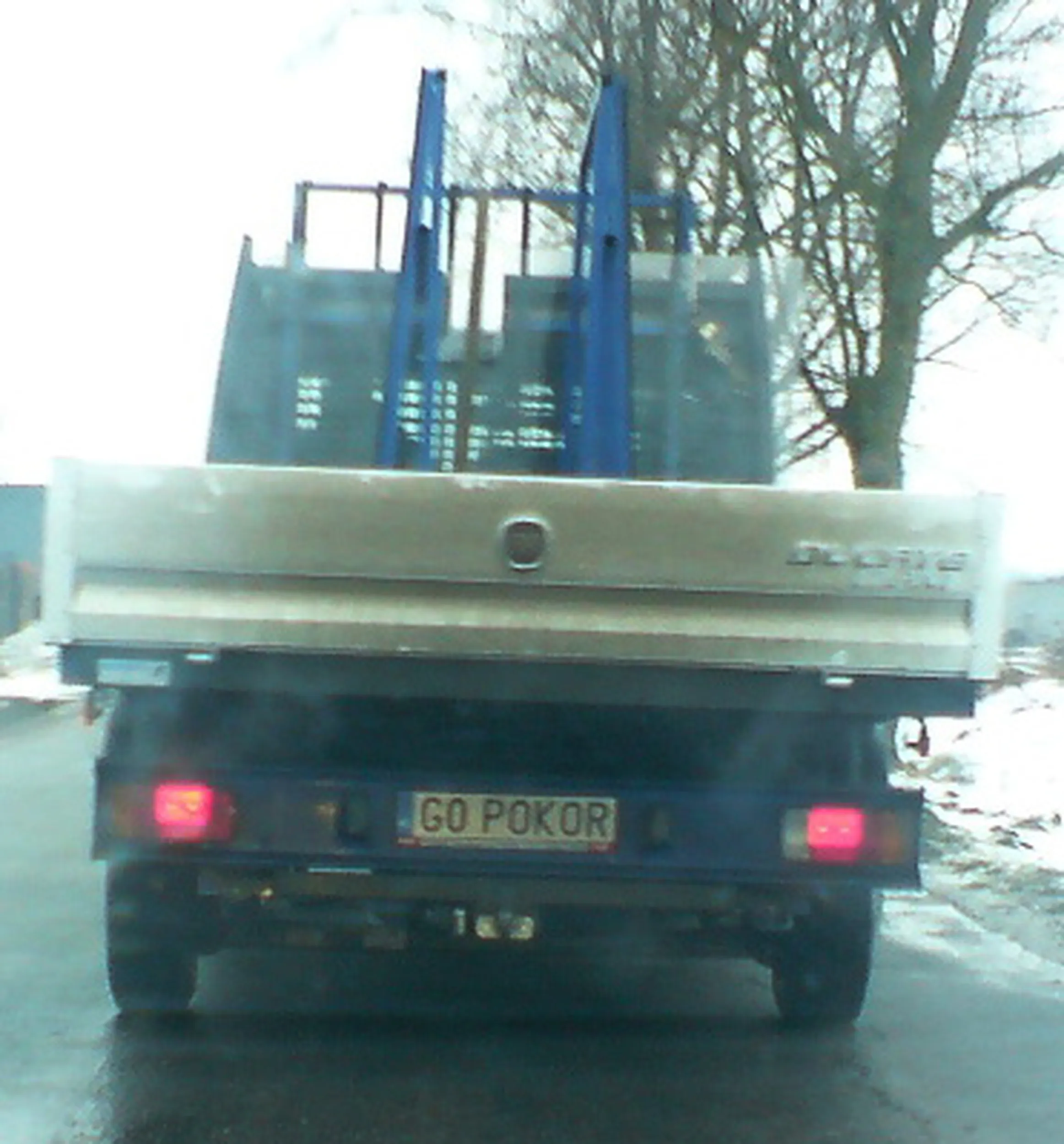 Fajny numer, blacha G0 POKOR