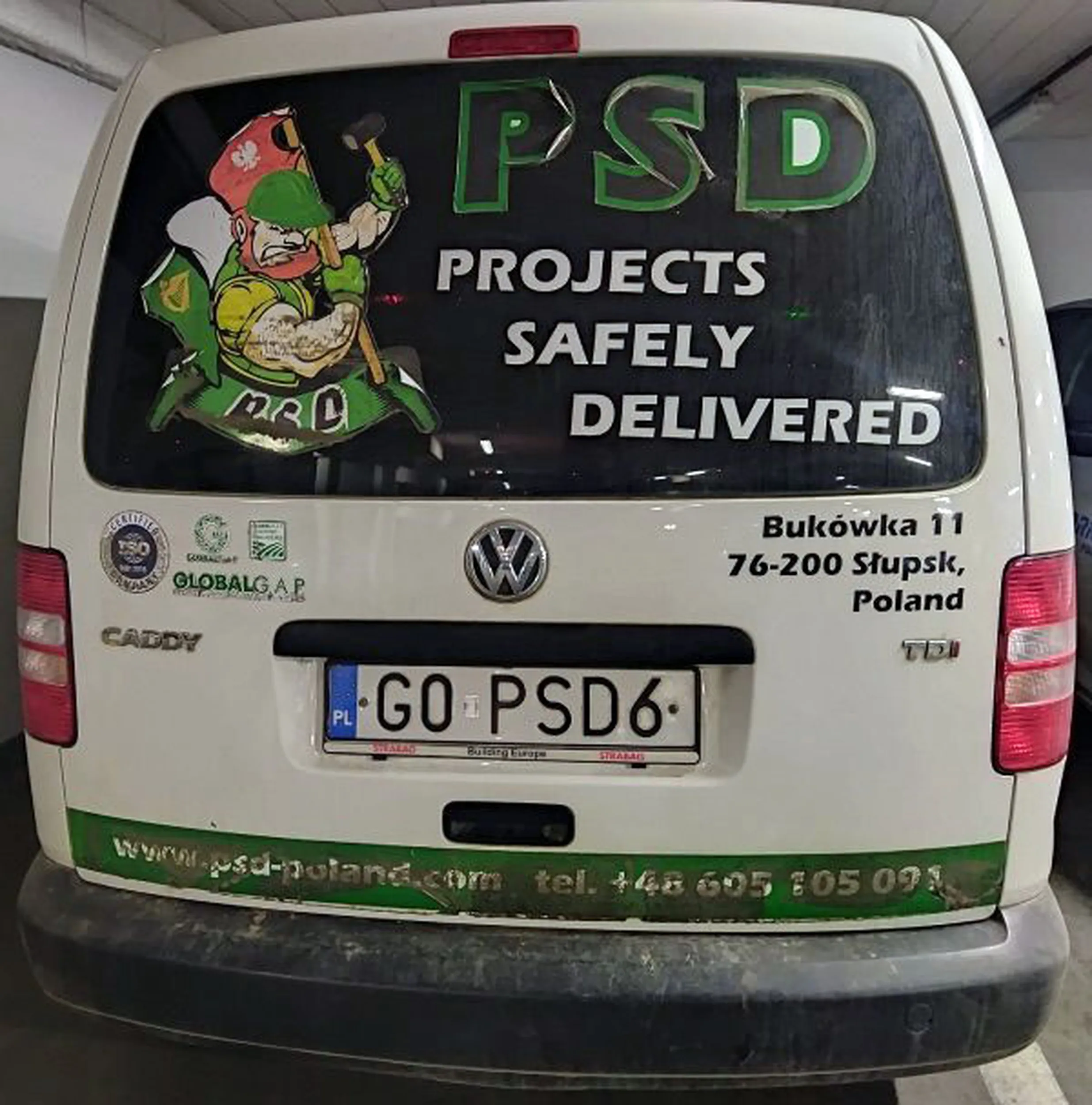 Fajny numer, blacha G0 PSD6