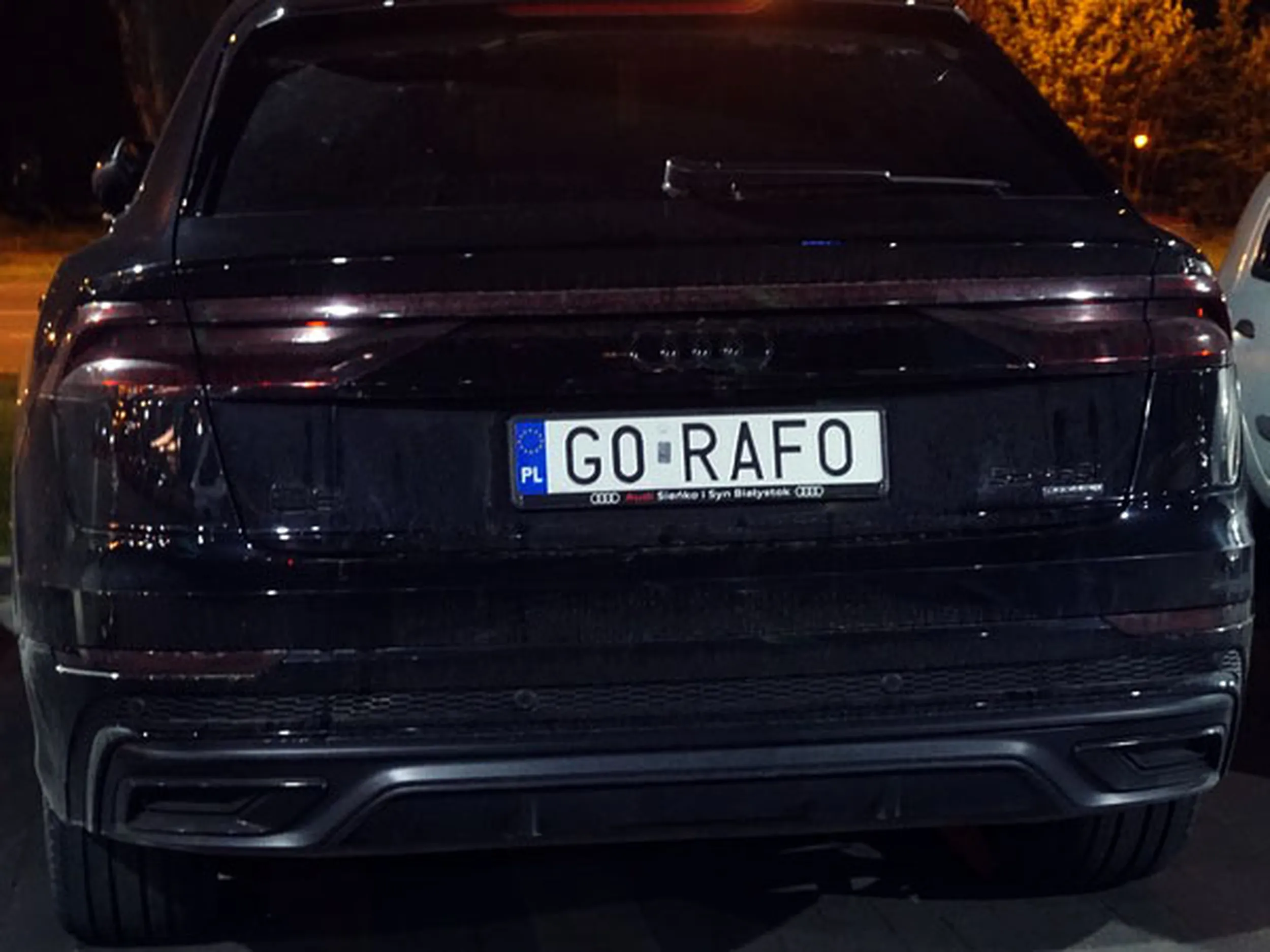 Fajny numer, blacha G0 RAFO