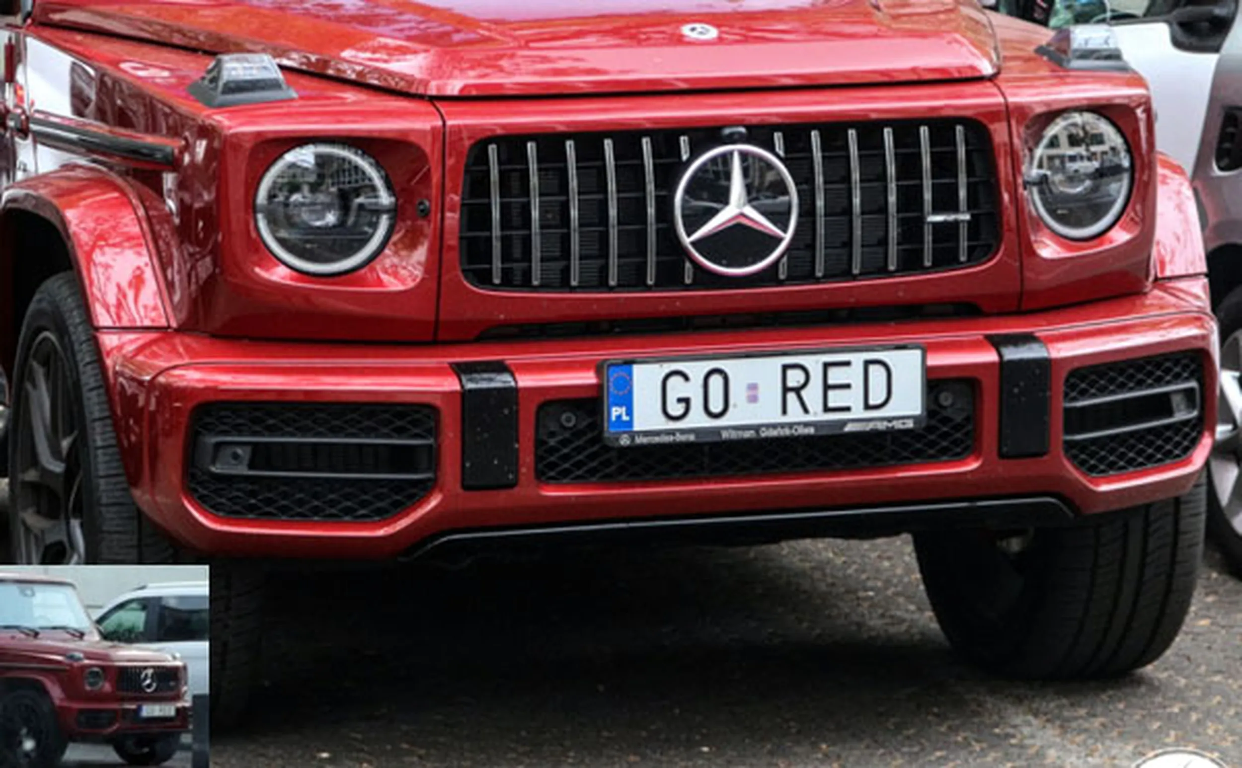 Fajny numer, blacha G0 RED