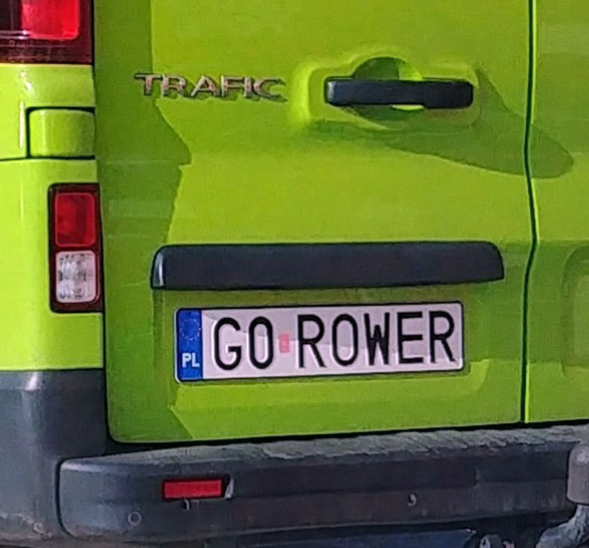 Fajny numer, blacha G0 ROWER