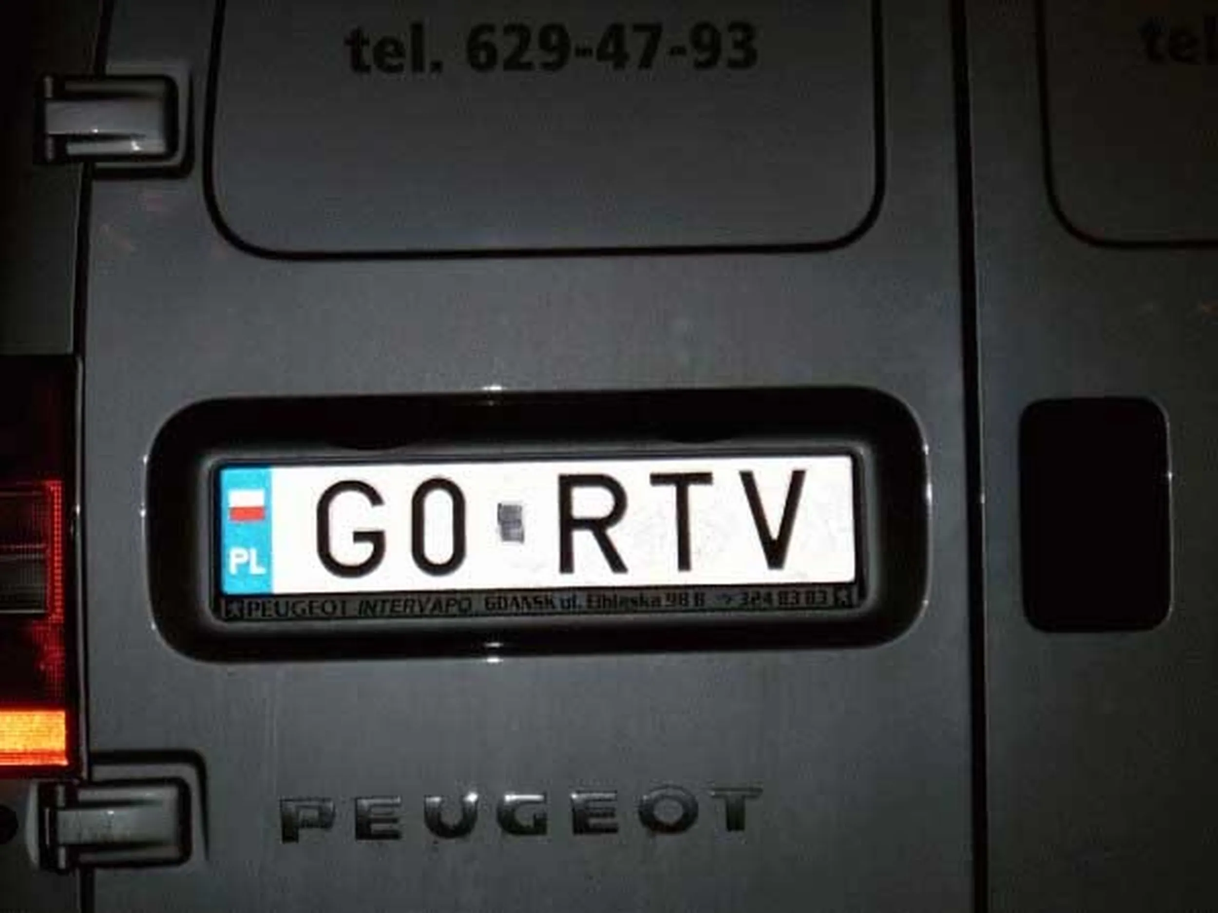 Fajny numer, blacha G0 RTV