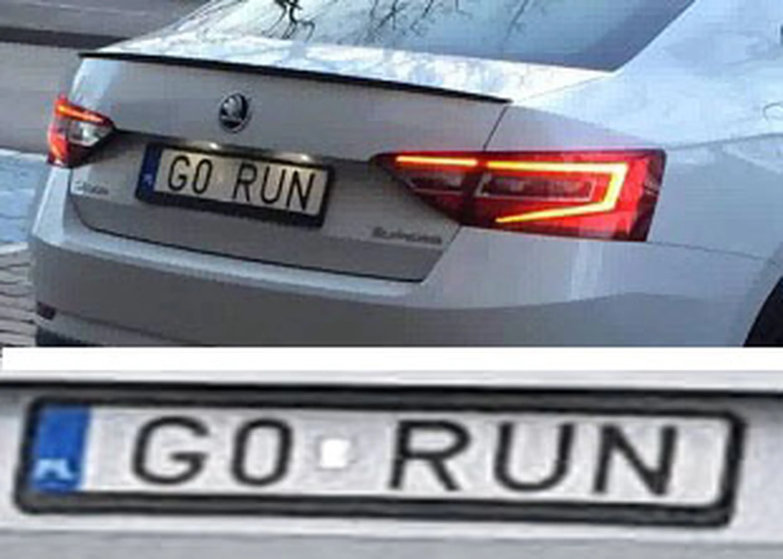 Fajny numer, blacha G0 RUN