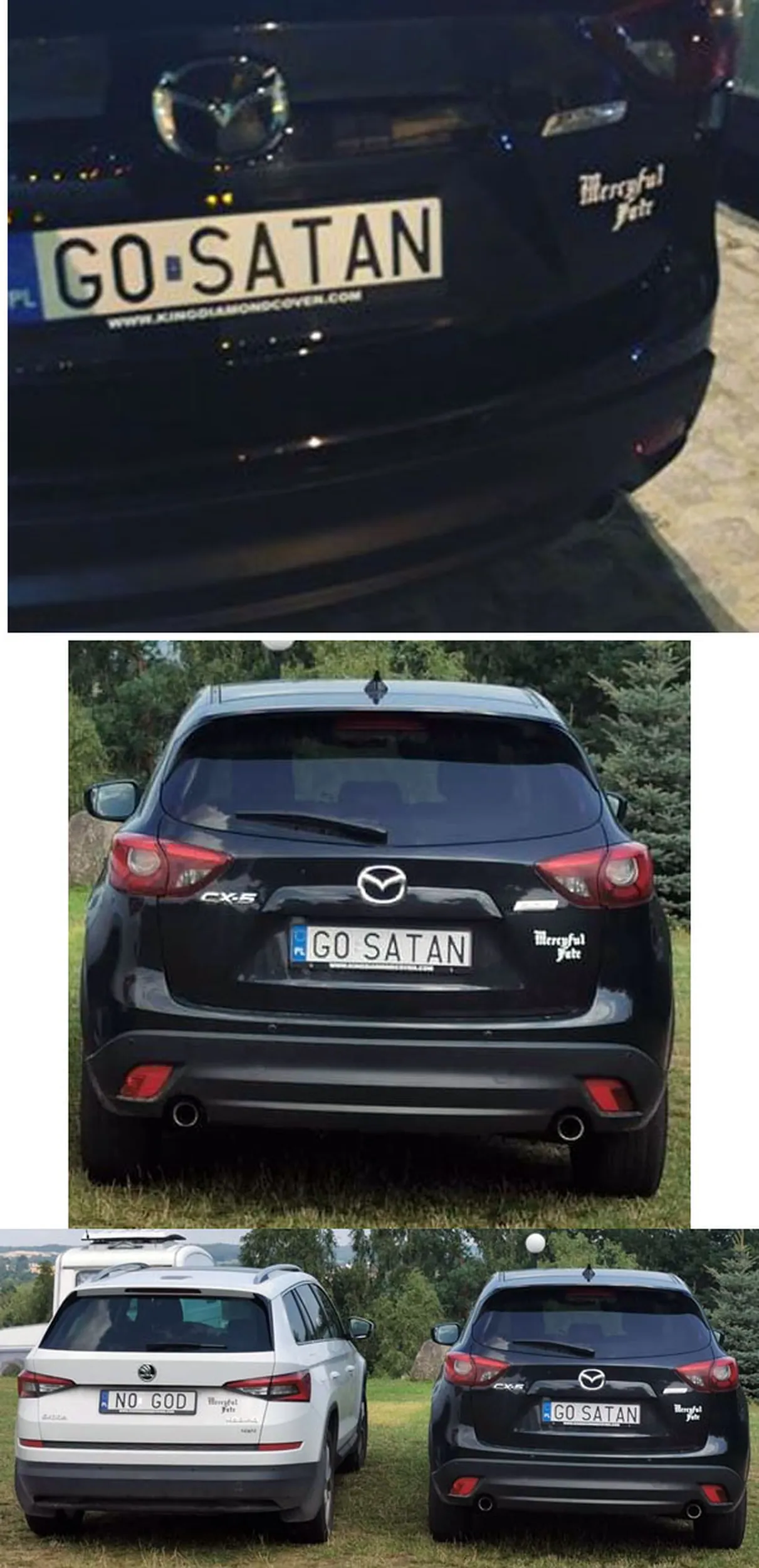 Fajny numer, blacha G0 SATAN