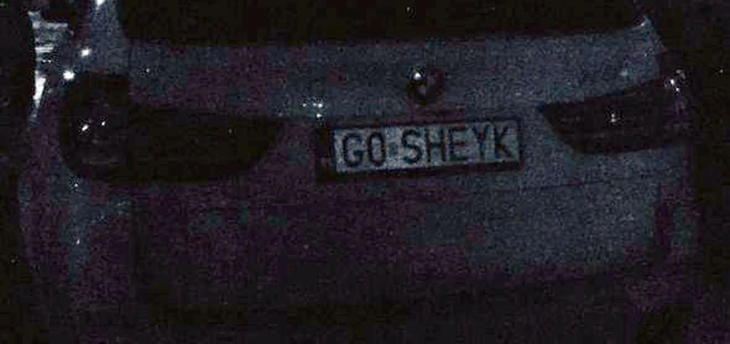 Fajny numer, blacha G0 SHEYK