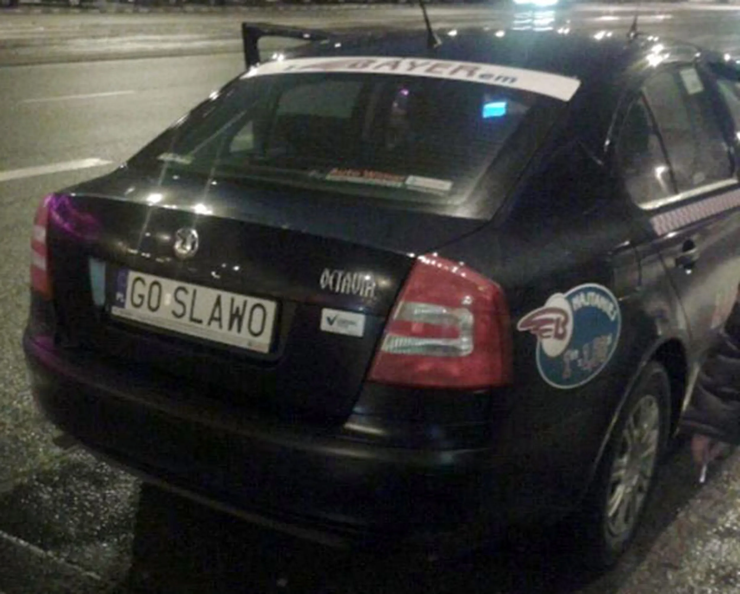 Fajny numer, blacha G0 SLAWO