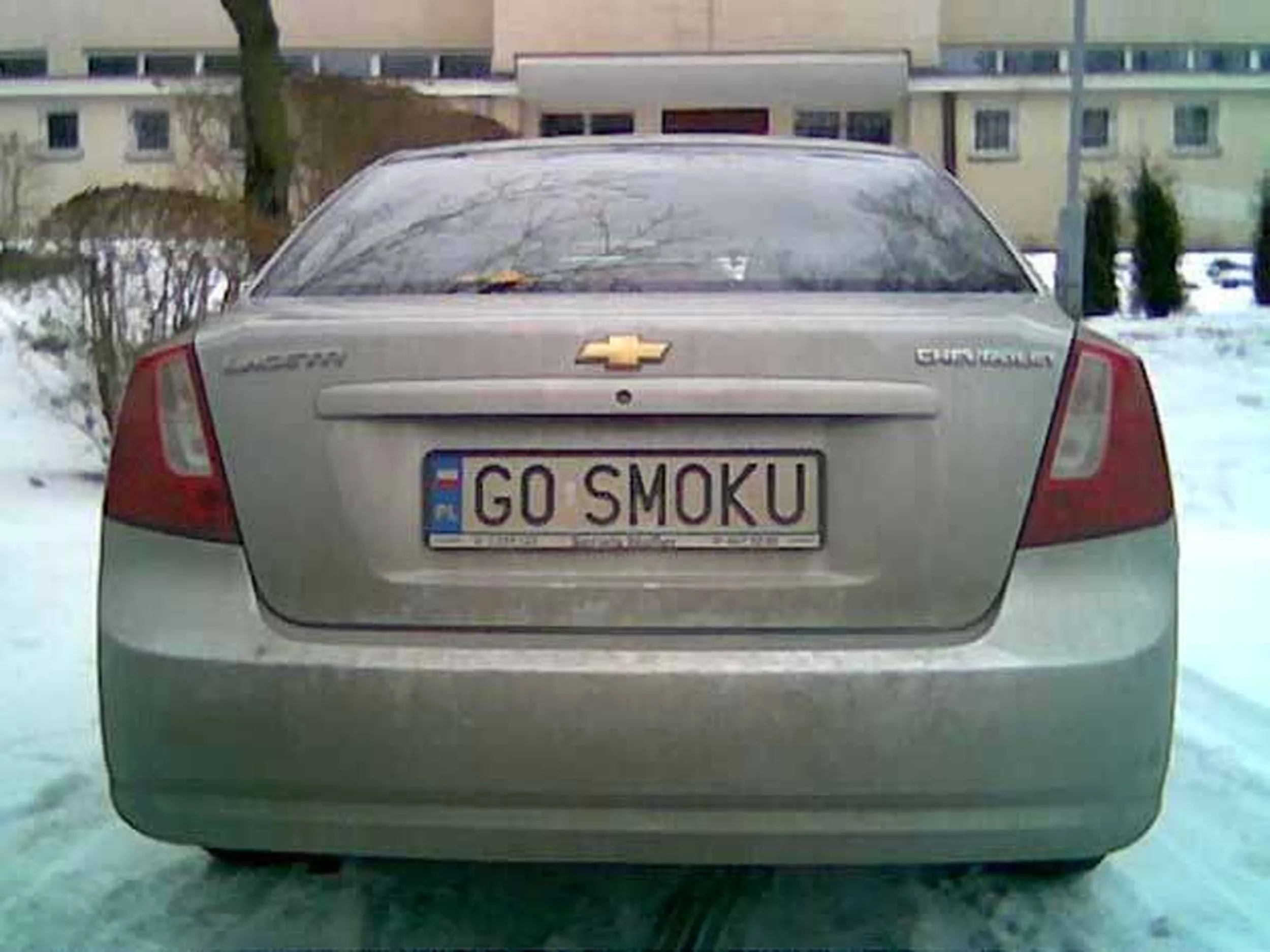 Fajny numer, blacha G0 SMOKU