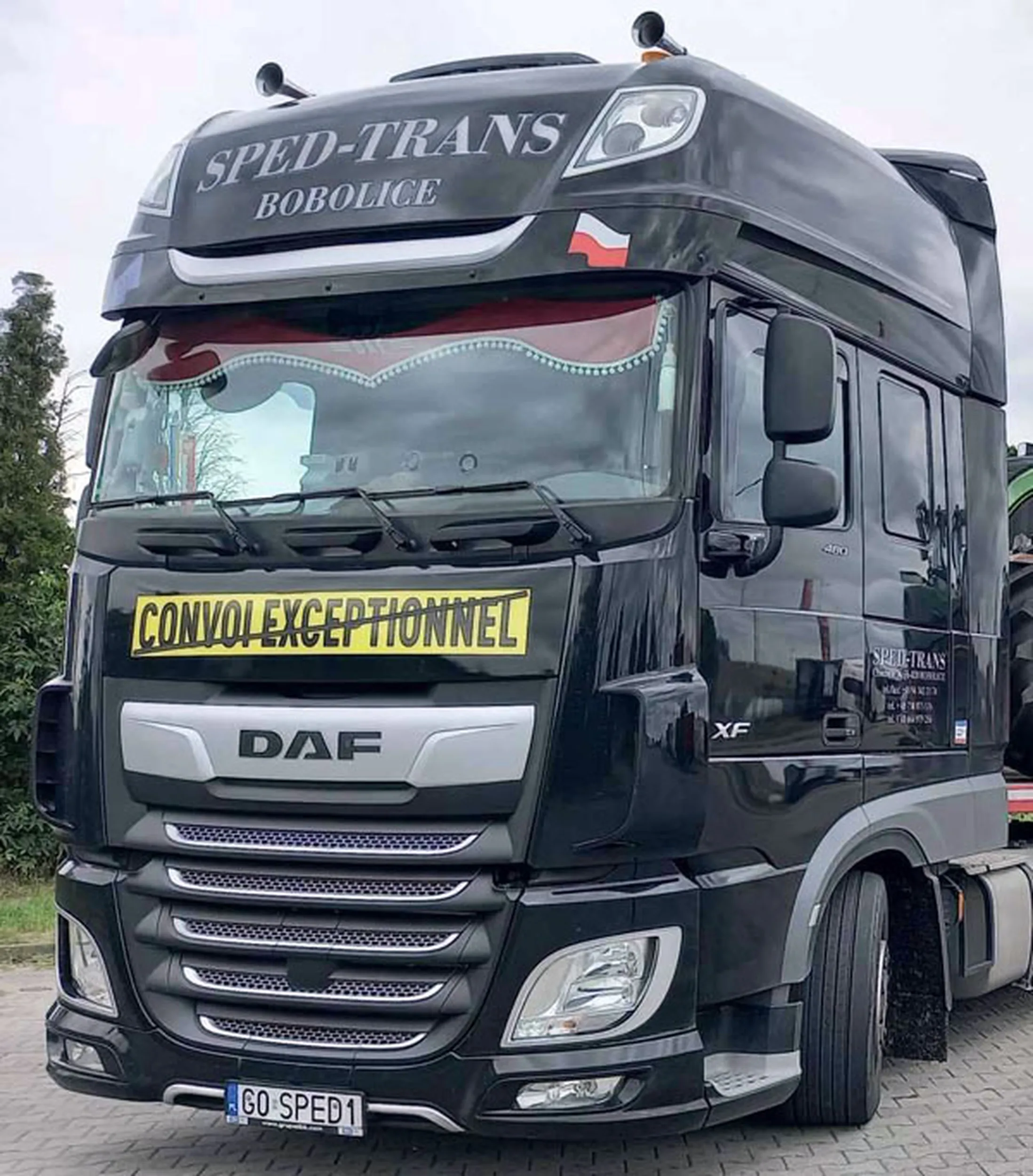 Fajny numer, blacha G0 SPED1