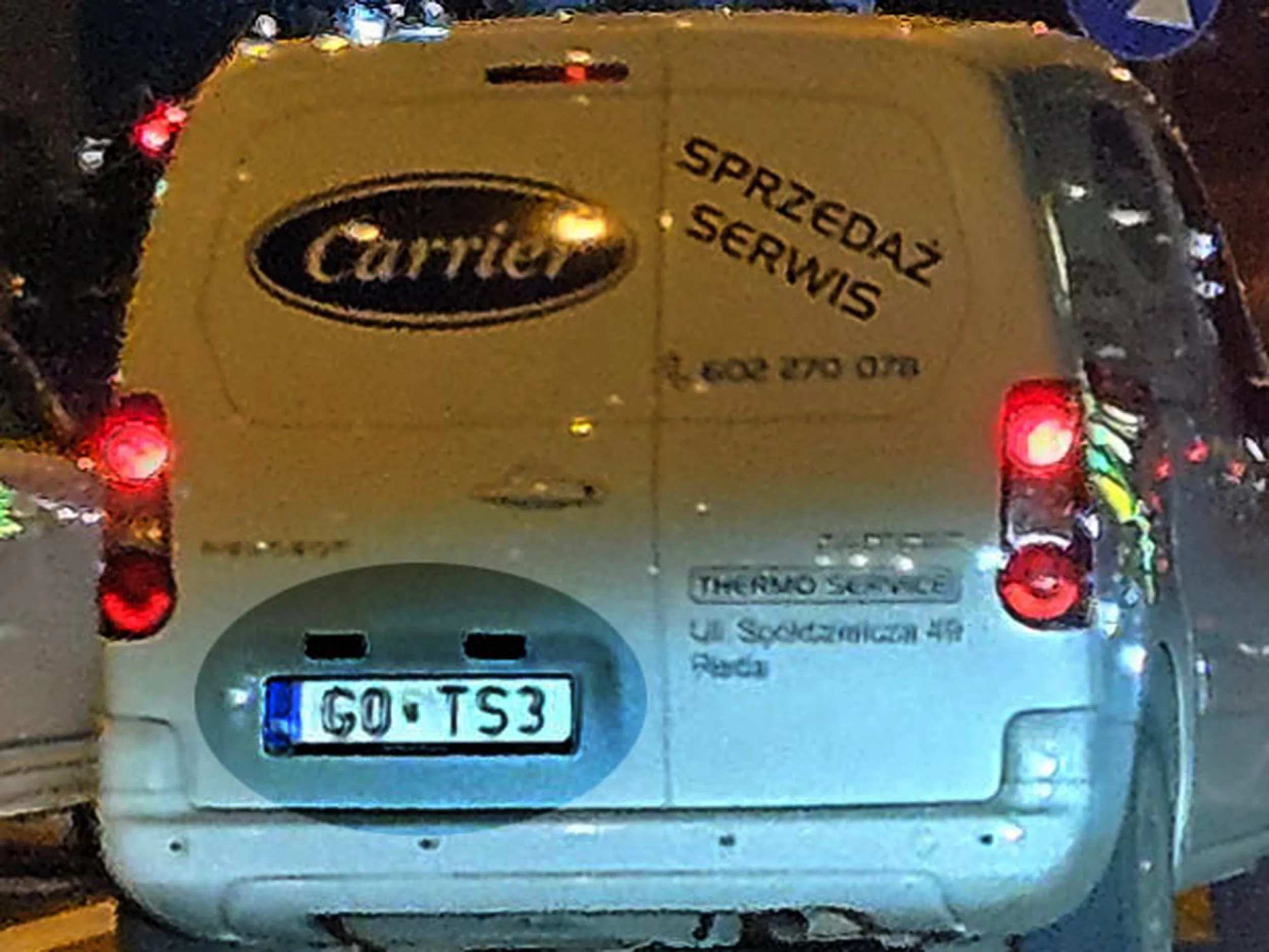 Fajny numer, blacha G0 TS3