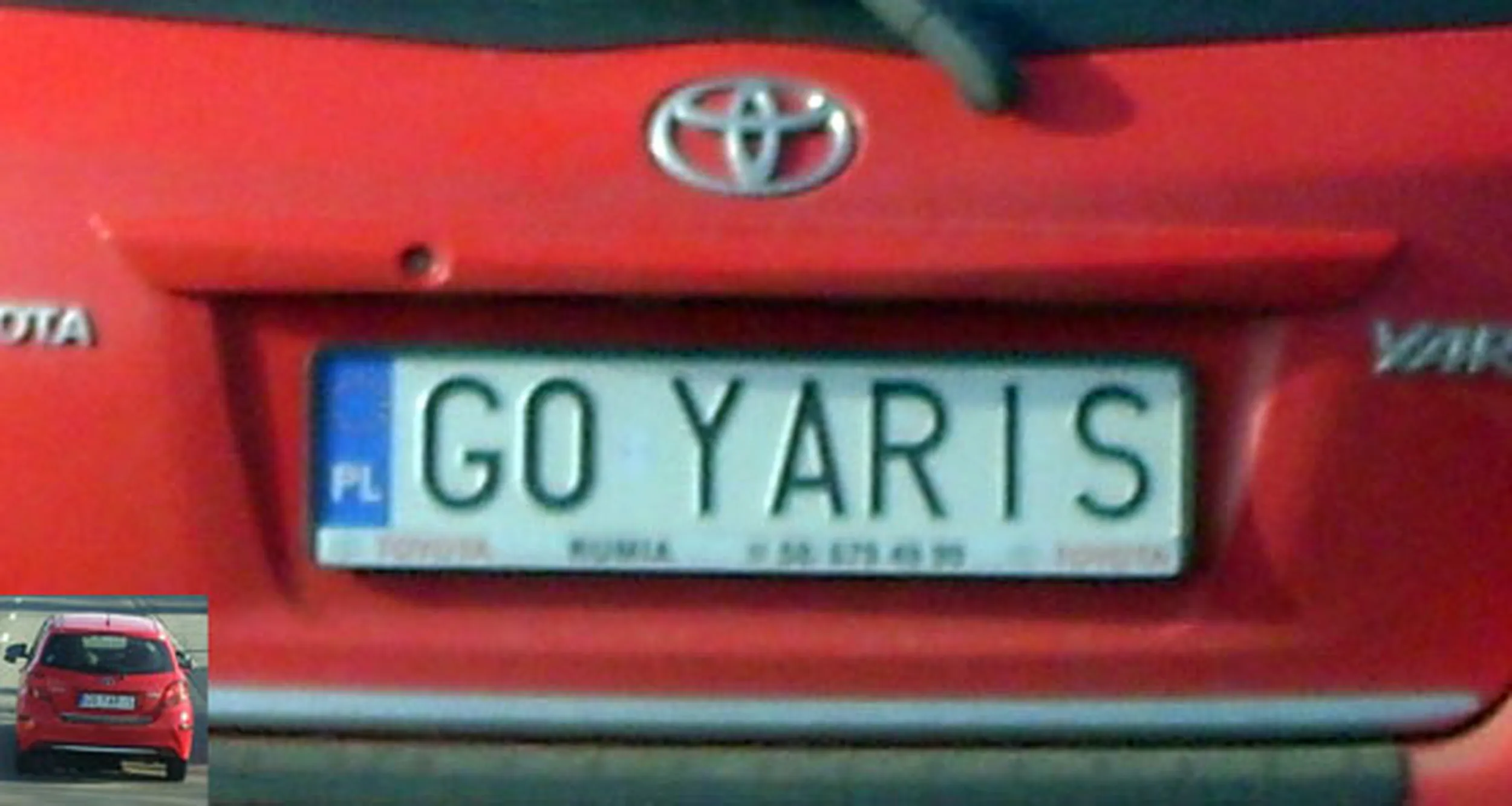 Fajny numer, blacha G0 YARIS