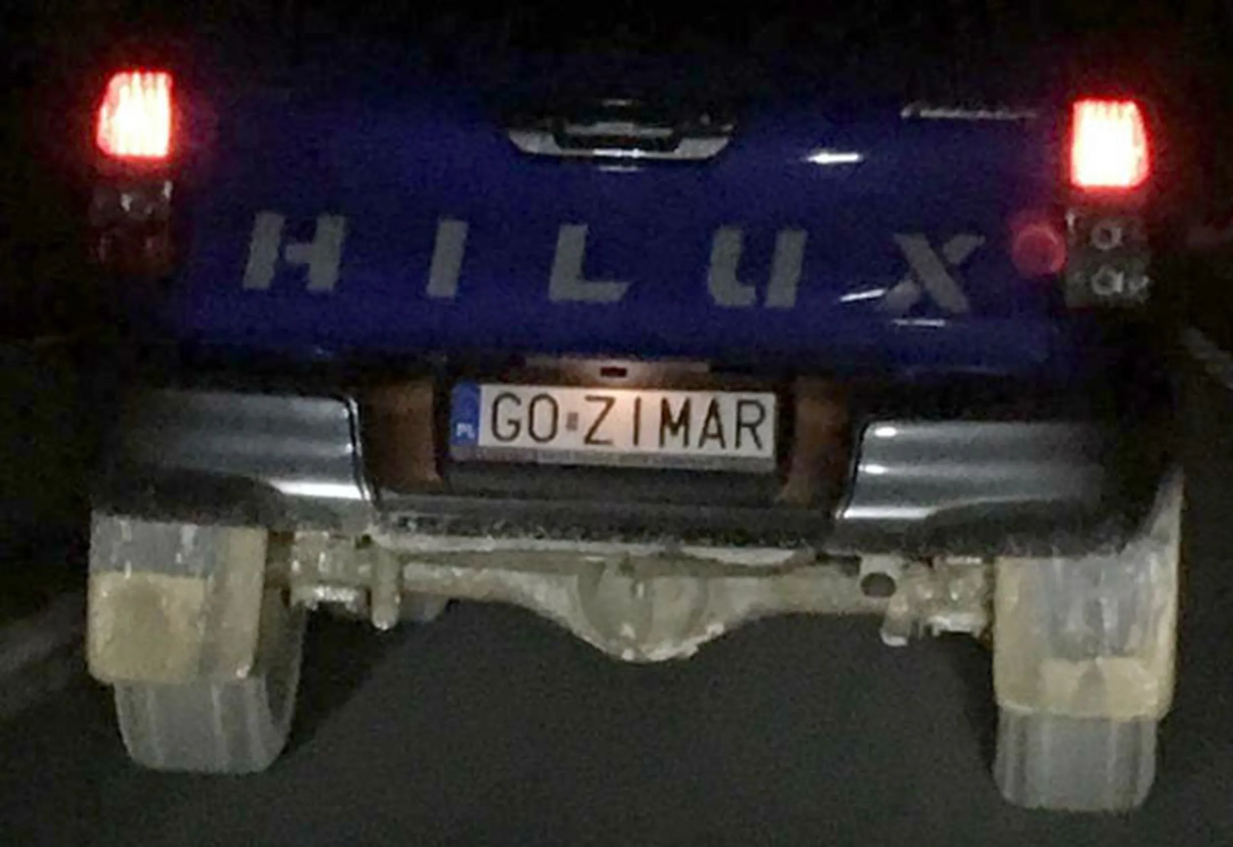 Fajny numer, blacha G0 ZIMAR