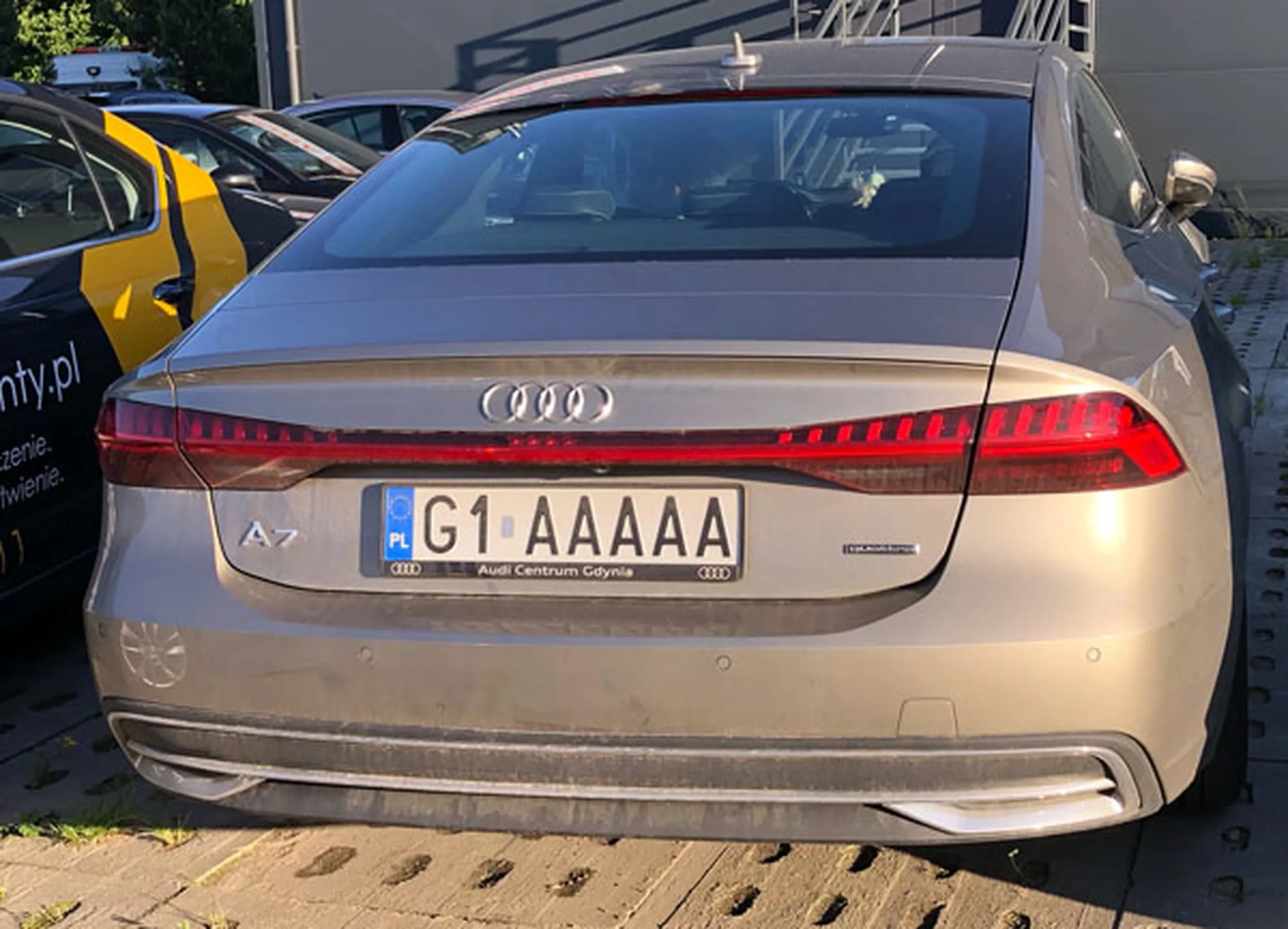 Fajny numer, blacha G1 AAAAA