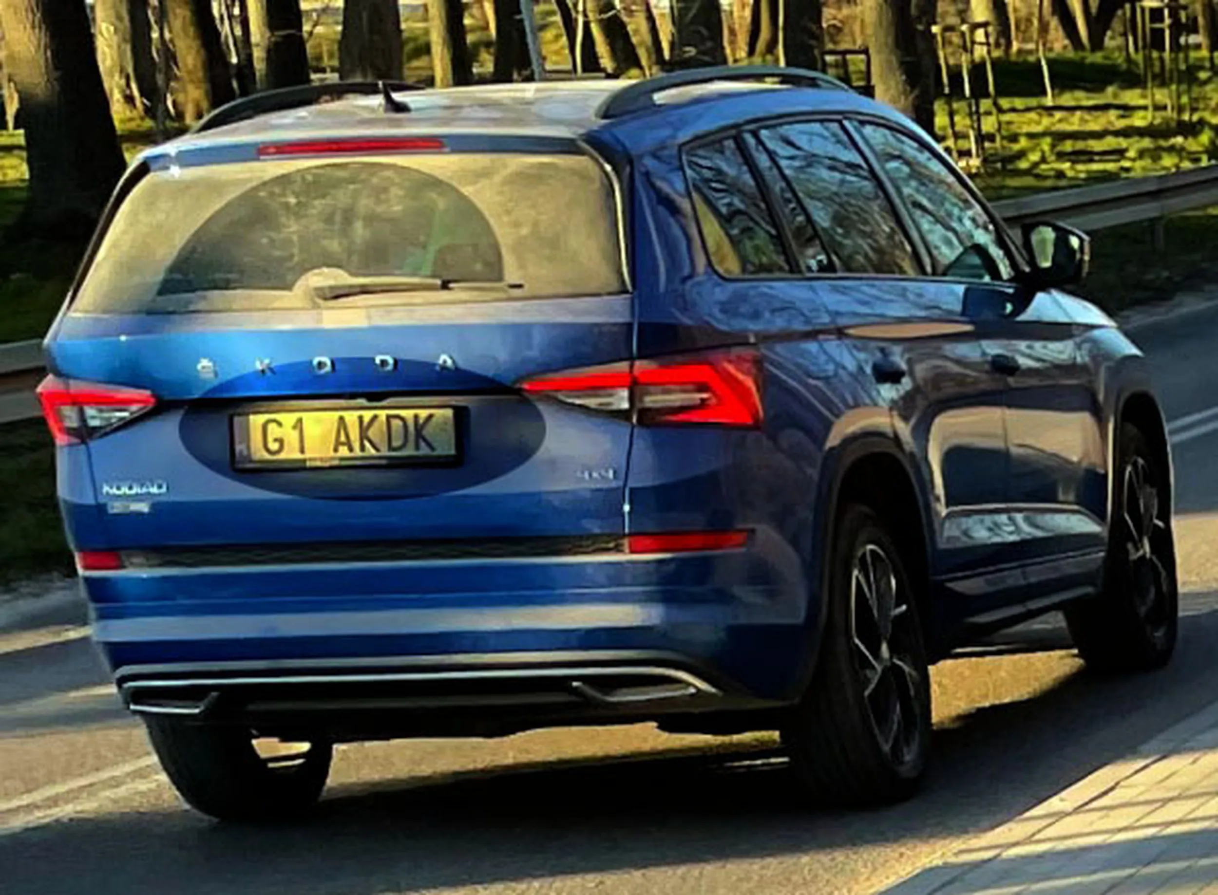 Fajny numer, blacha G1 AKDK