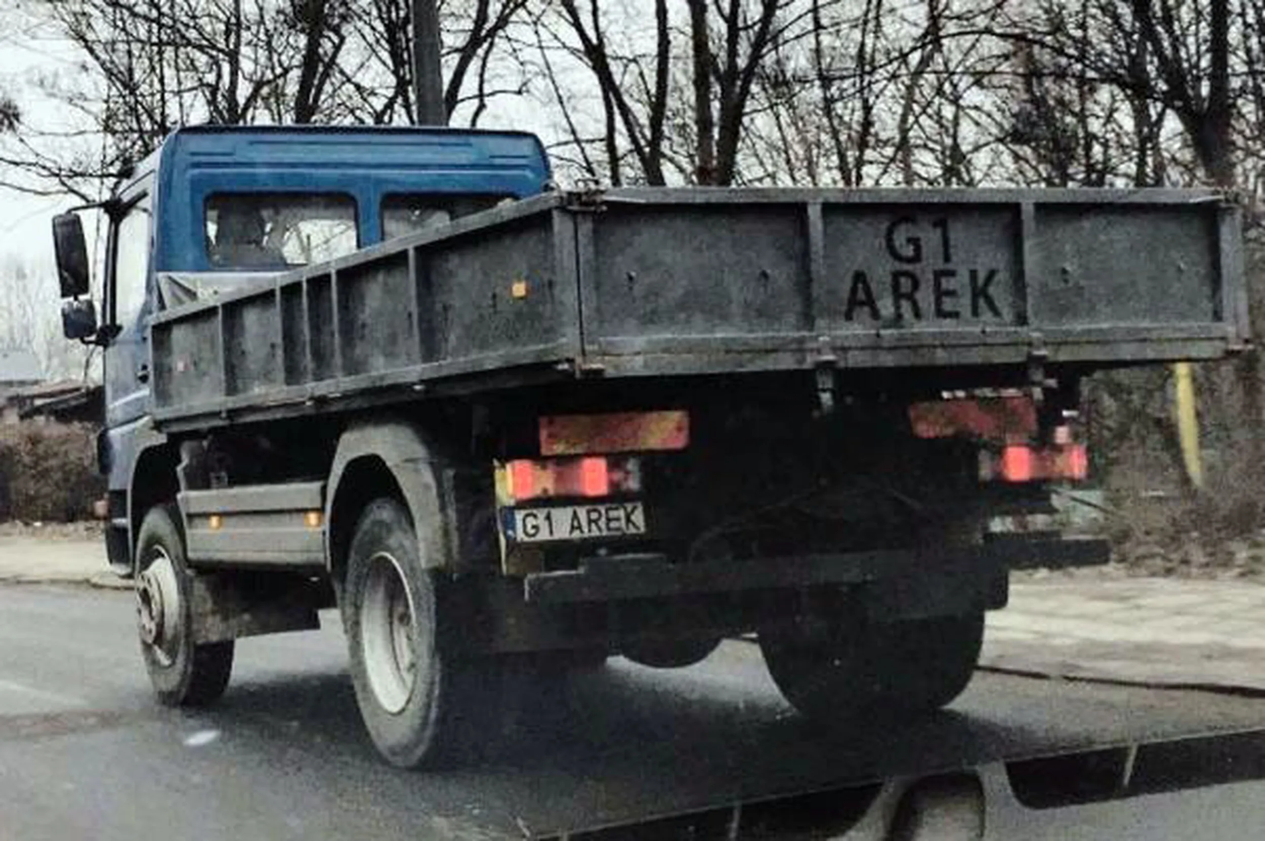 Fajny numer, blacha G1 AREK