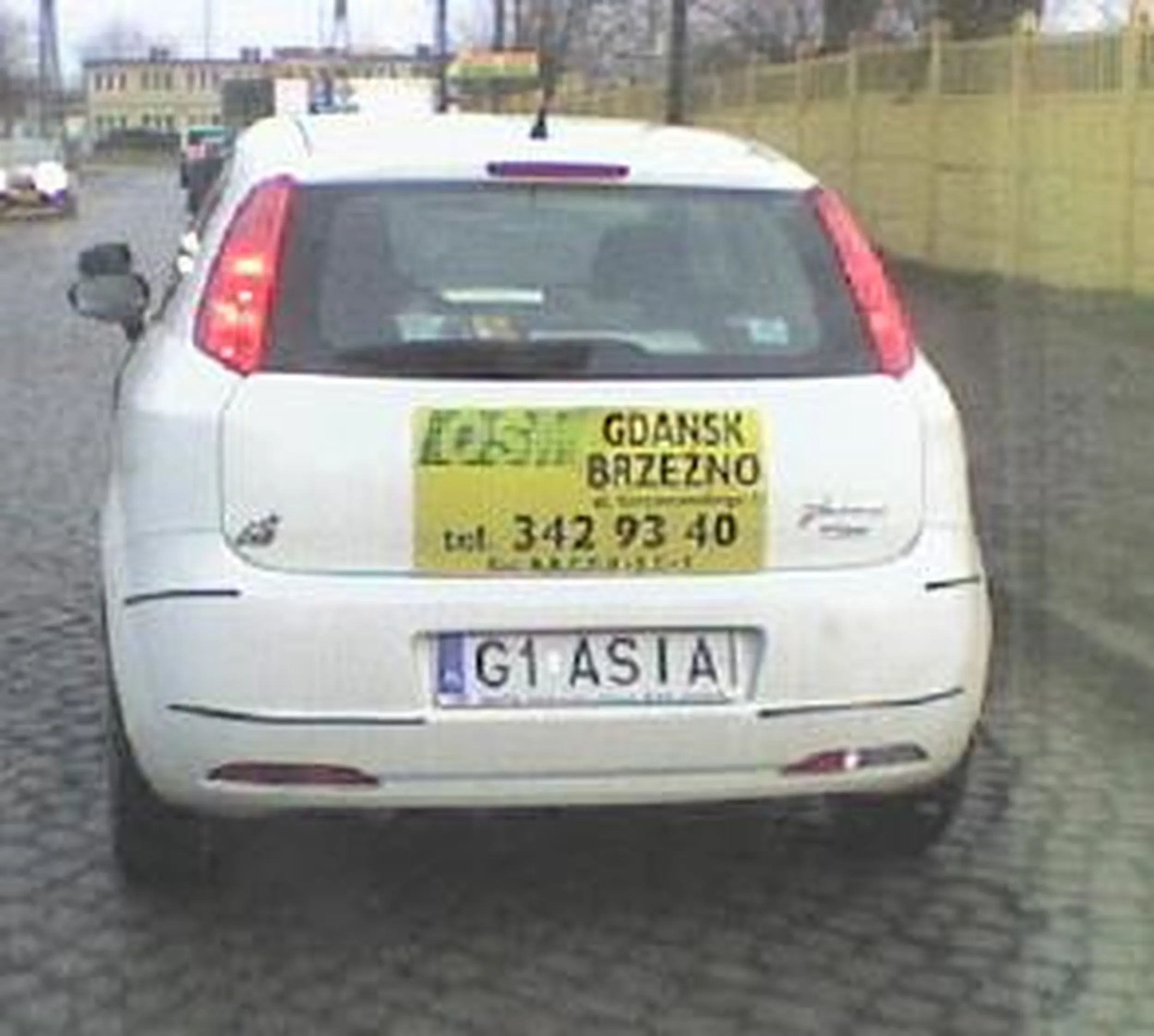 Fajny numer, blacha G1 ASIA