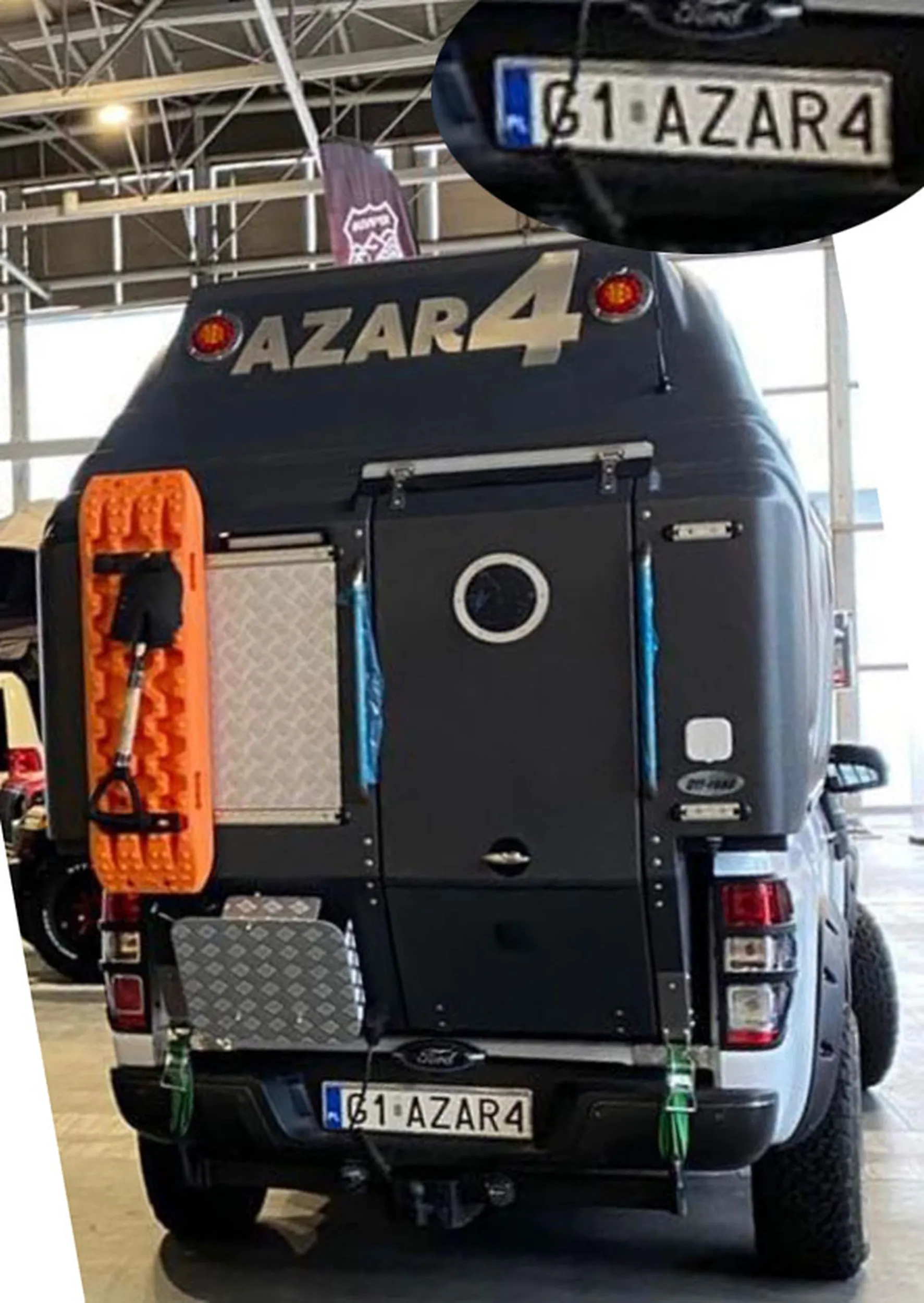 Fajny numer, blacha G1 AZAR4