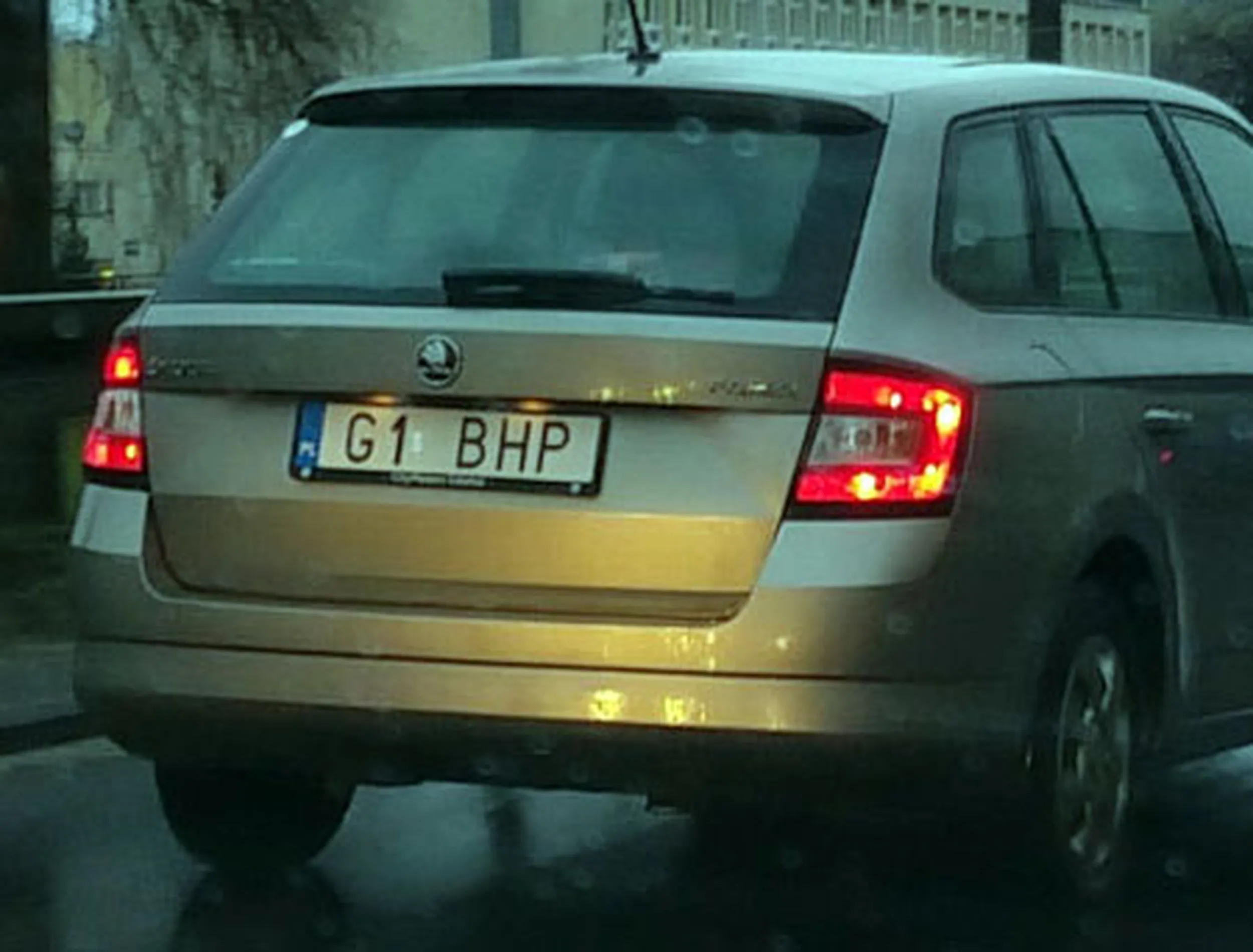 Fajny numer, blacha G1 BHP