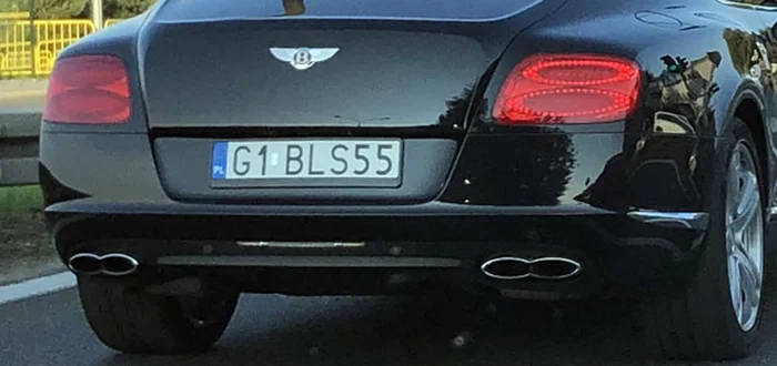 Fajny numer, blacha G1 BLS55