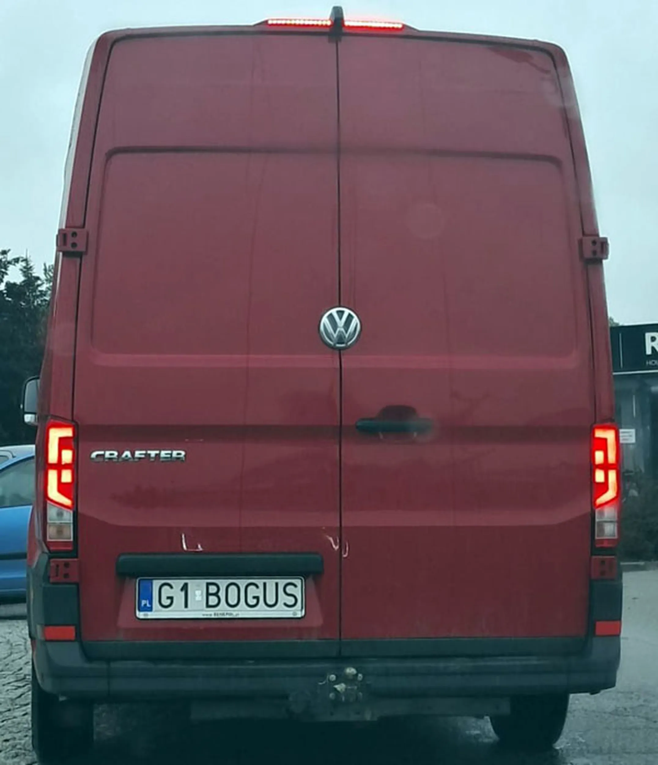 Fajny numer, blacha G1 BOGUS