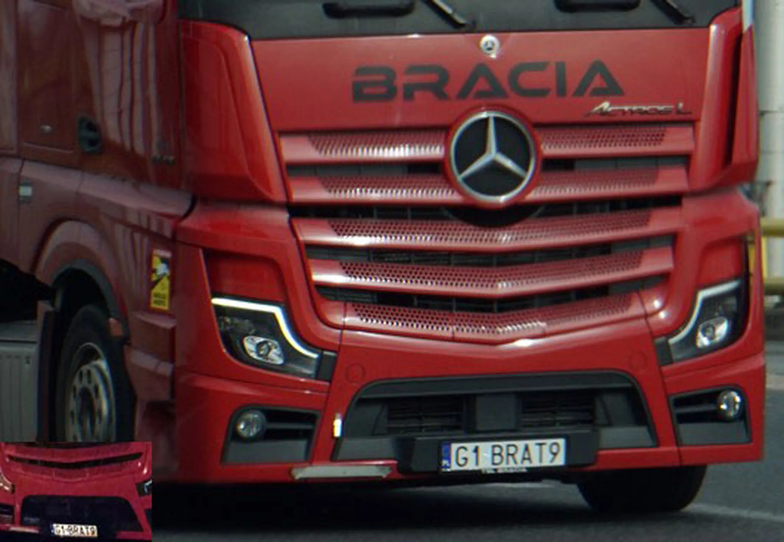 Fajny numer, blacha G1 BRAT9