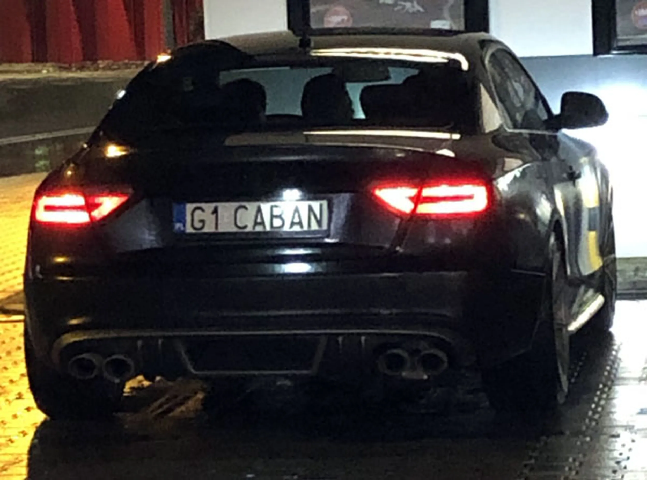 Fajny numer, blacha G1 CABAN