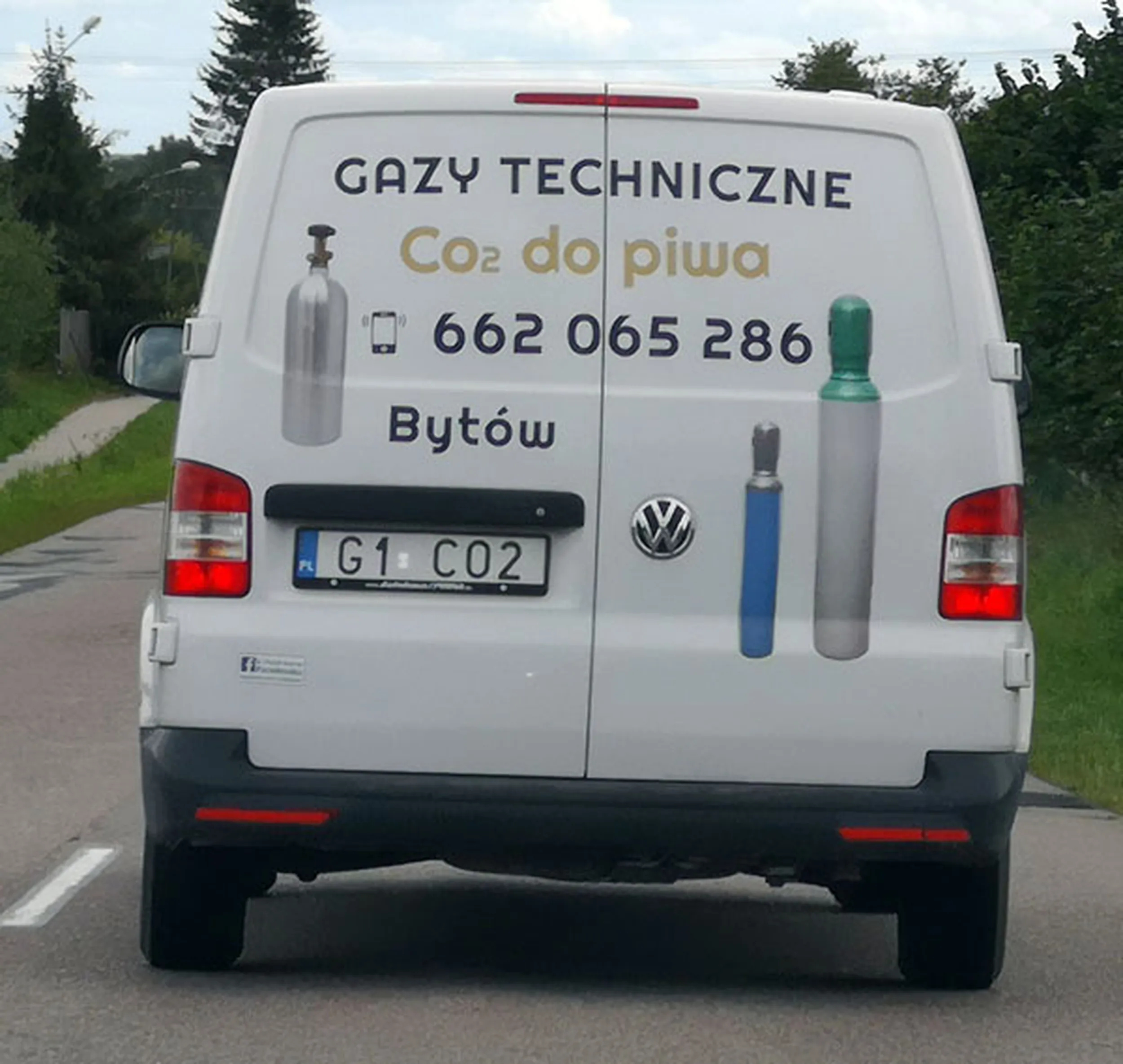 Fajny numer, blacha G1 CO2