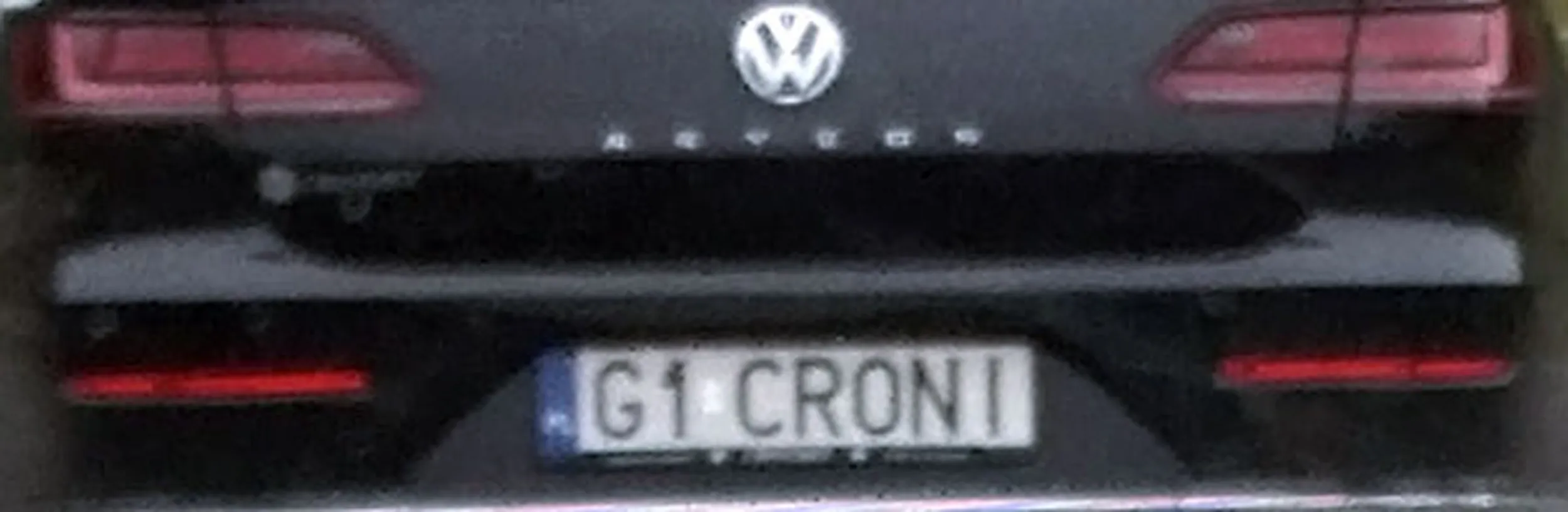 Fajny numer, blacha G1 CRONI