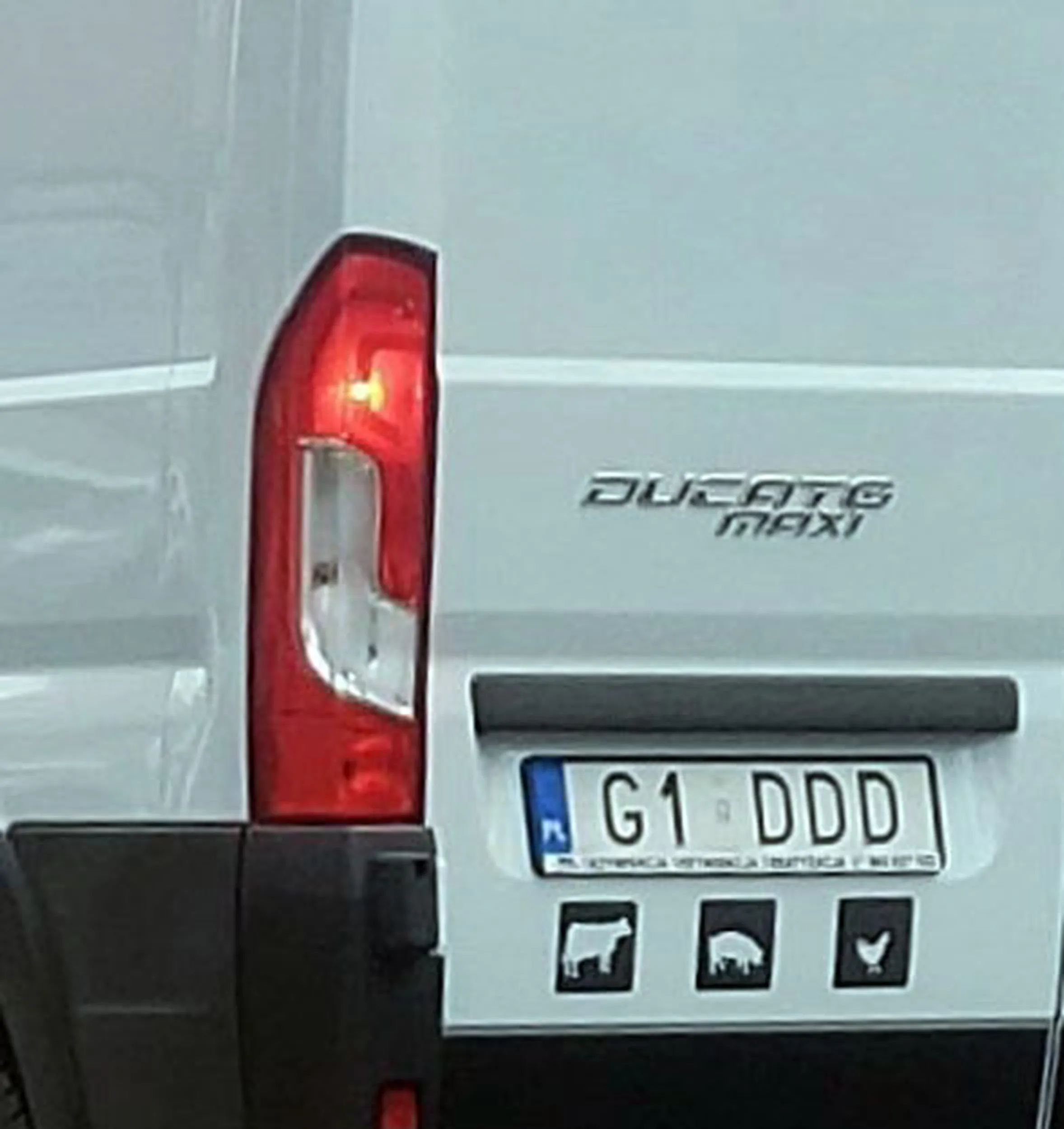 Fajny numer, blacha G1 DDD