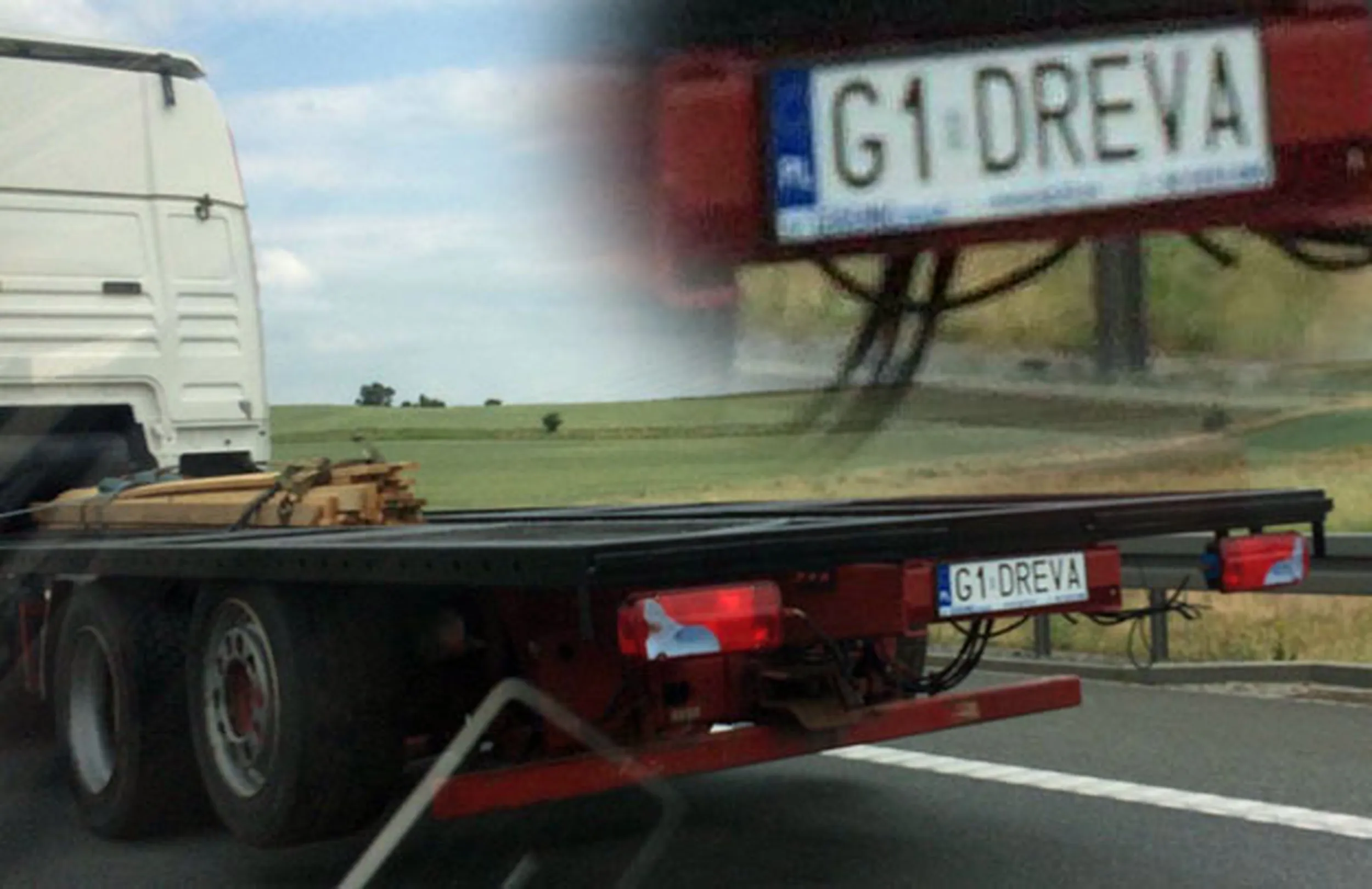 Fajny numer, blacha G1 DREVA