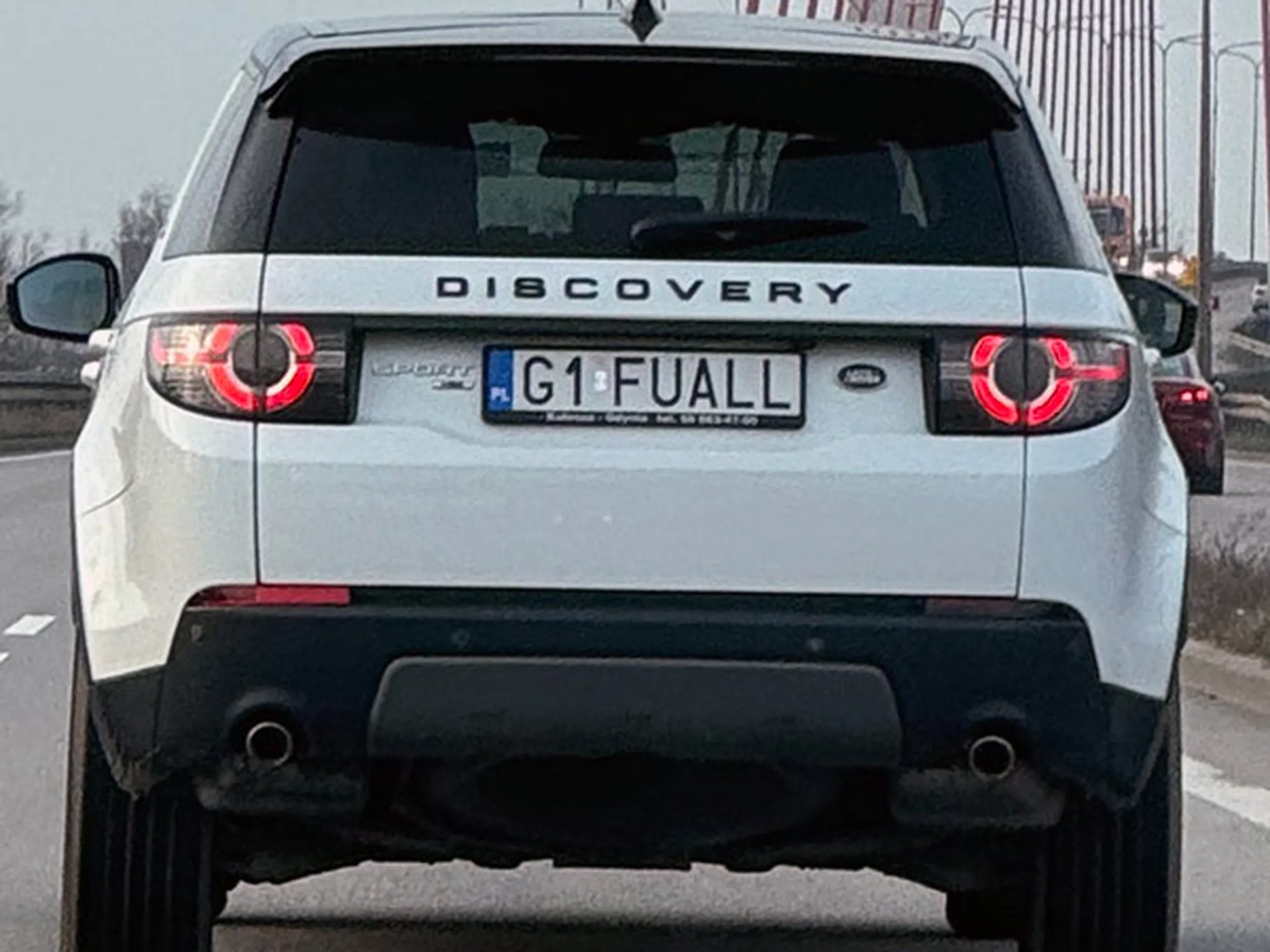 Fajny numer, blacha G1 FUALL