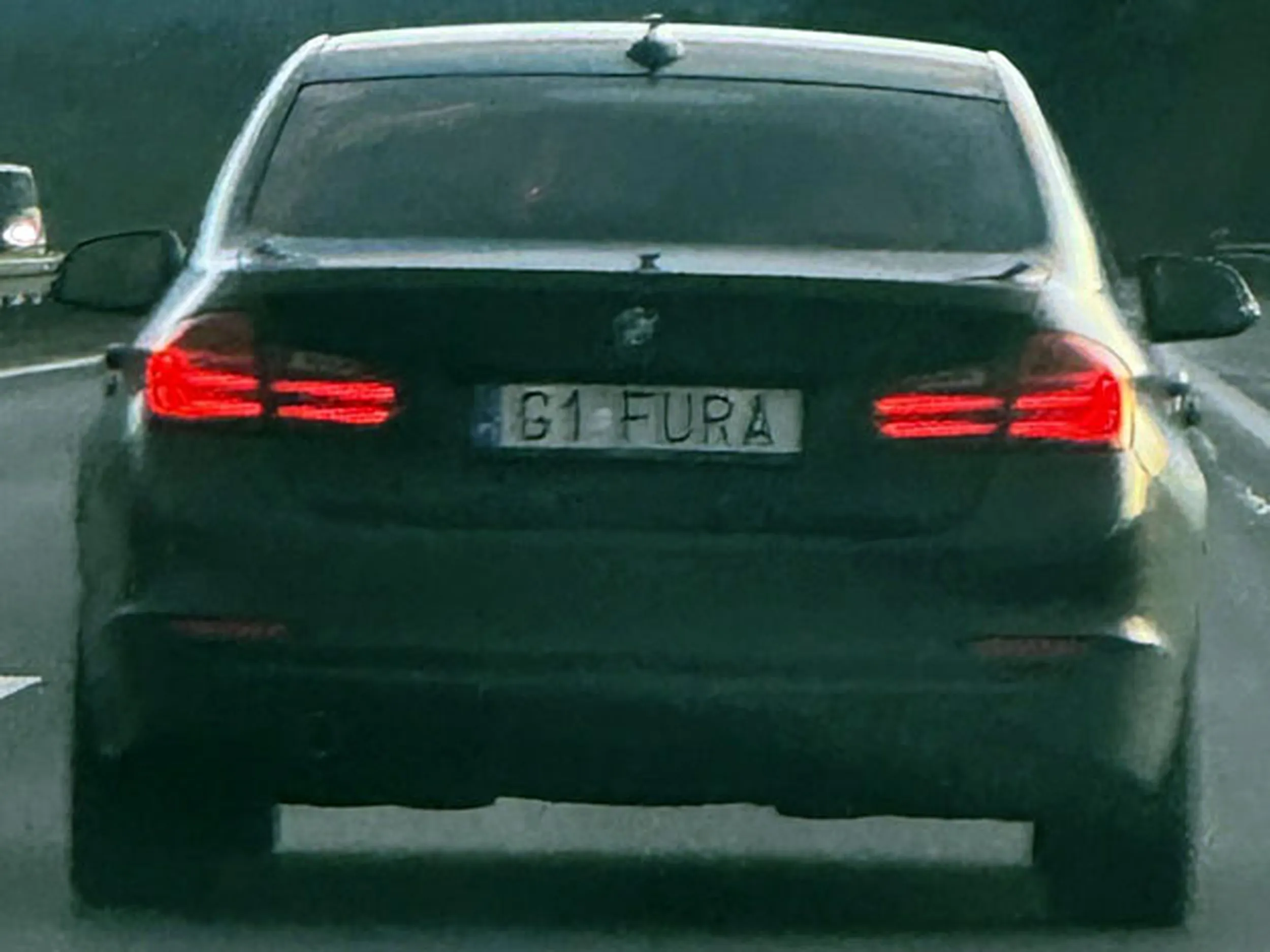 Fajny numer, blacha G1 FURA