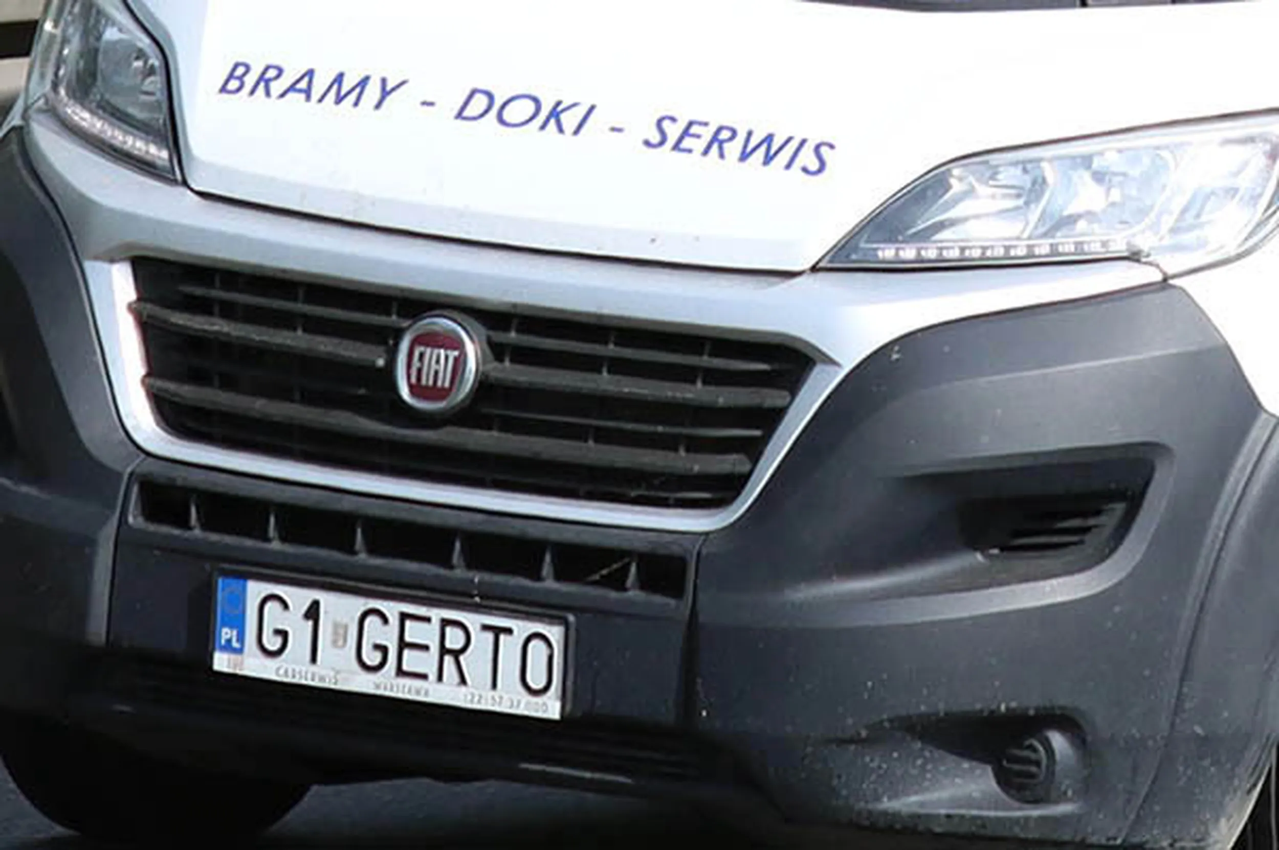 Fajny numer, blacha G1 GERTO