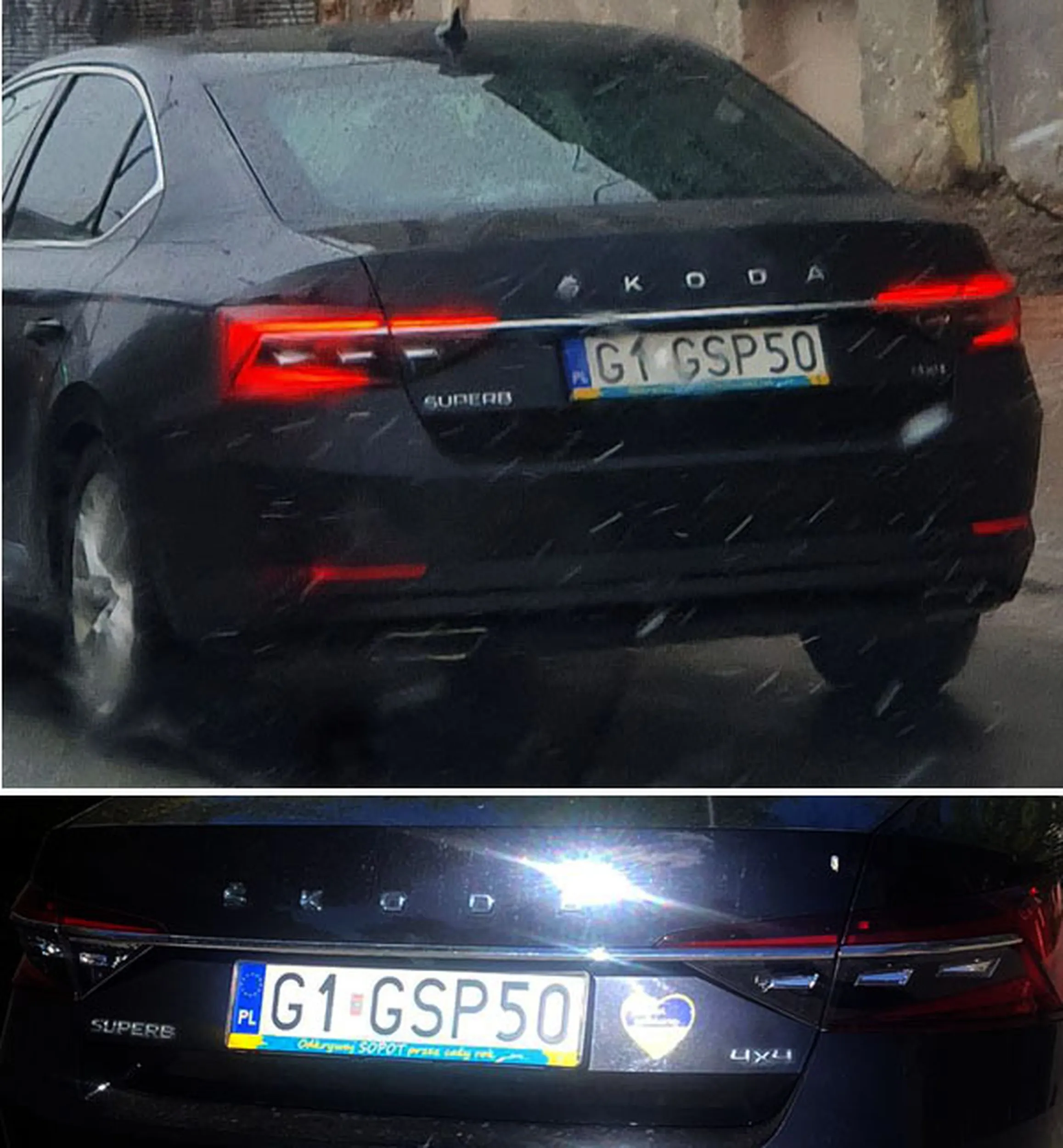 Fajny numer, blacha G1 GSP50